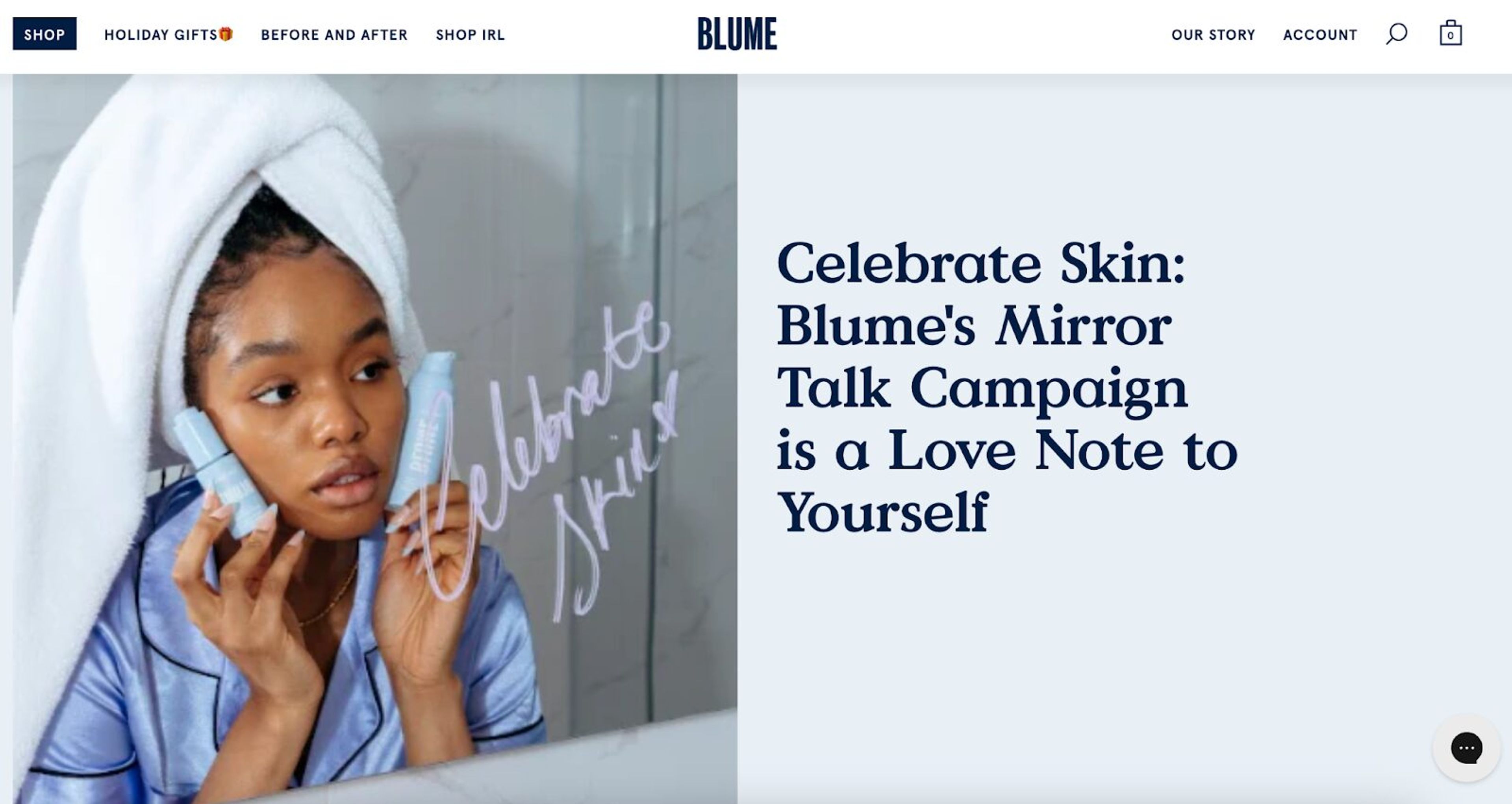 Blume Marketing: Mirror Talk Campaign