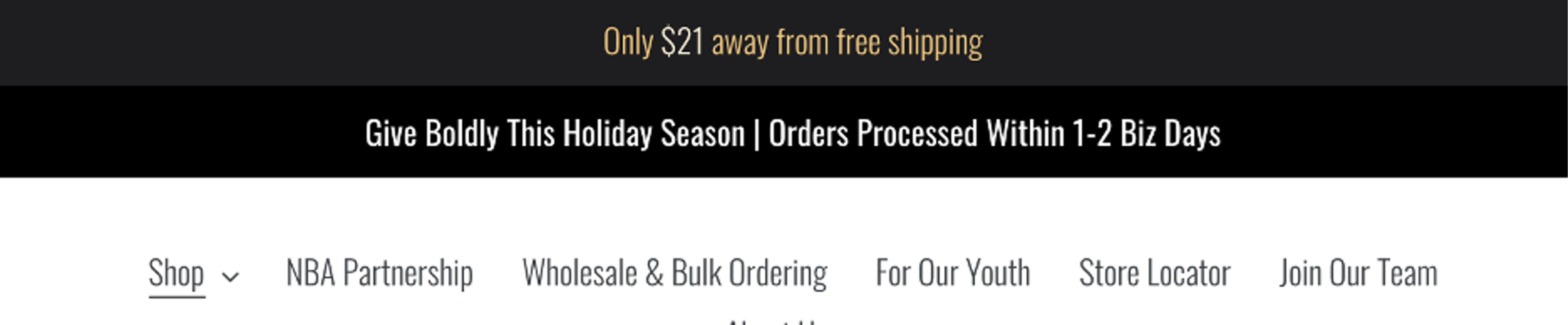 Free shipping bars can increase your average conversion rate and average cart value