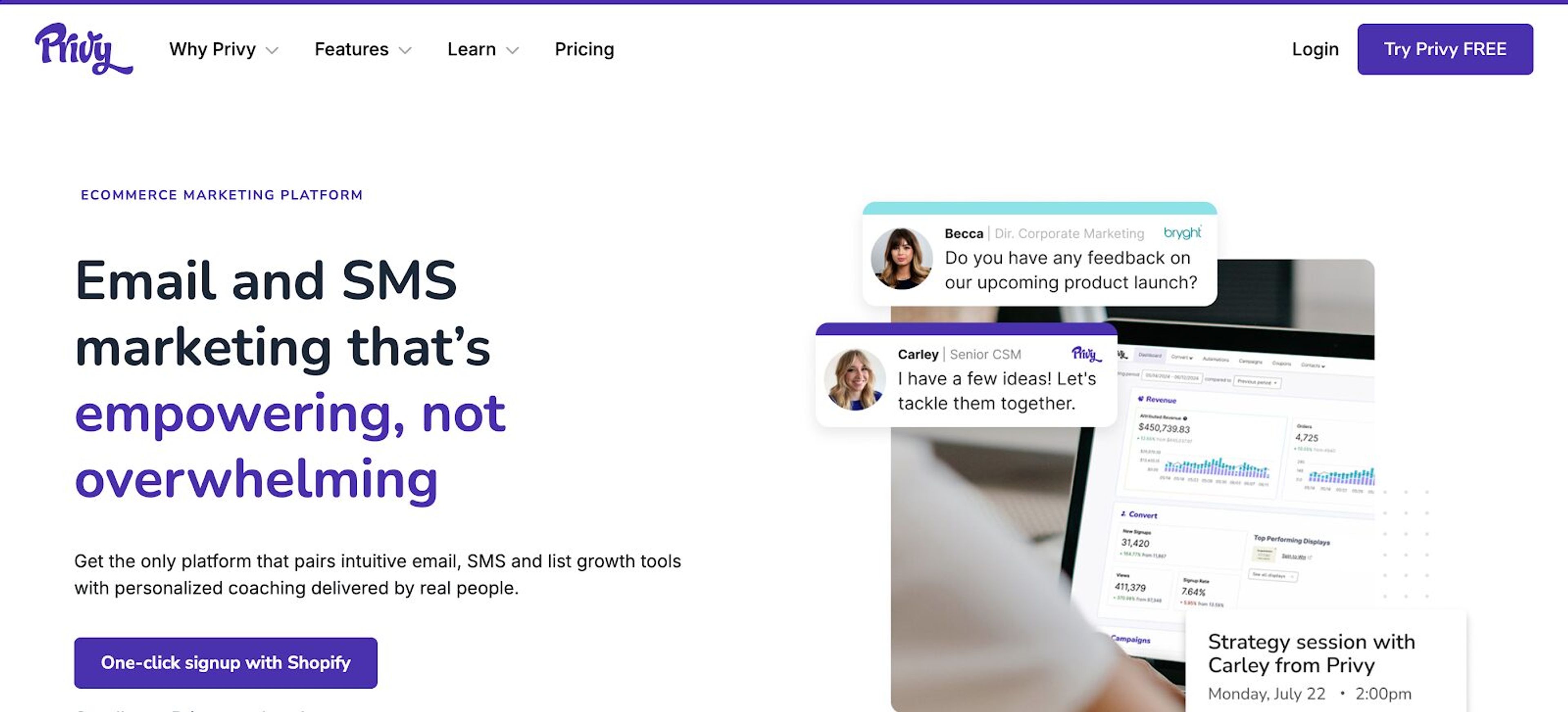 Popup and email/SMS marketing tool for ecommerce stores
