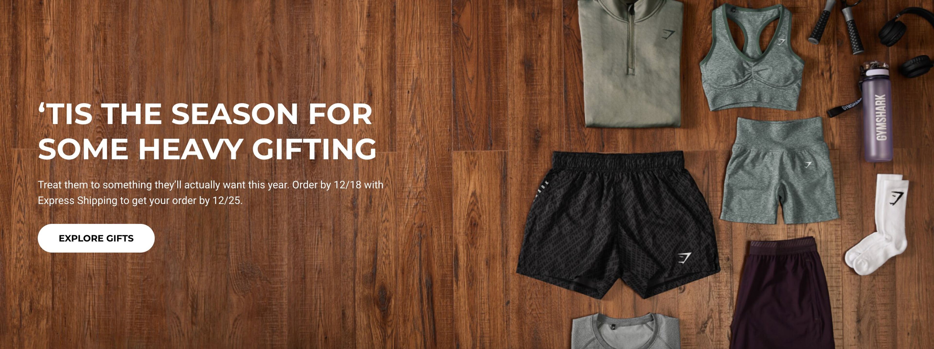 Gymshark holiday marketing strategy