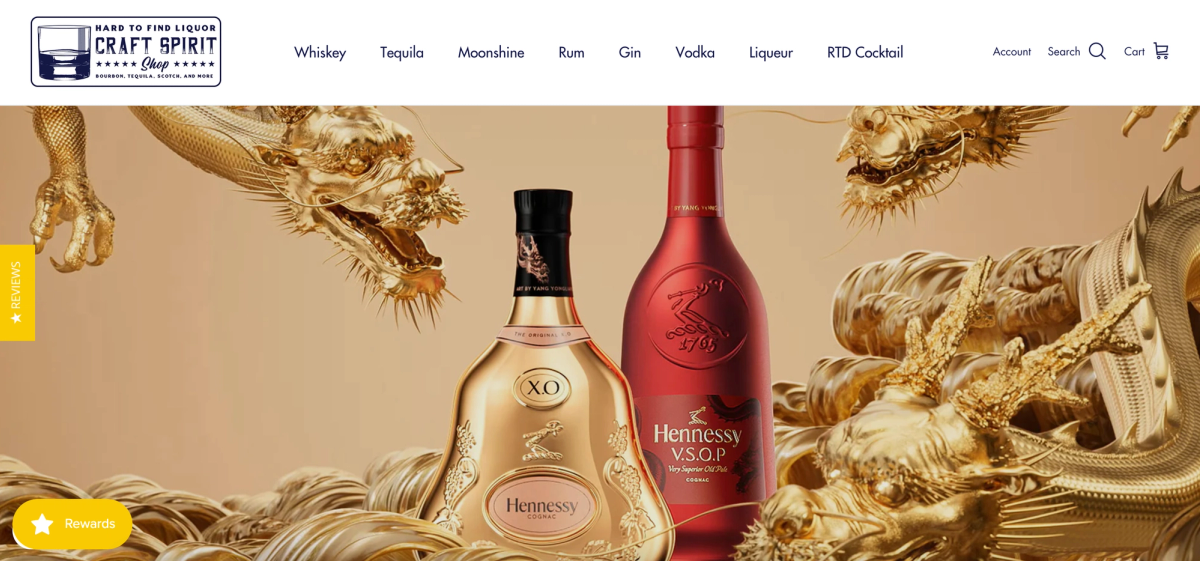 Craft Spirit Shop's home page