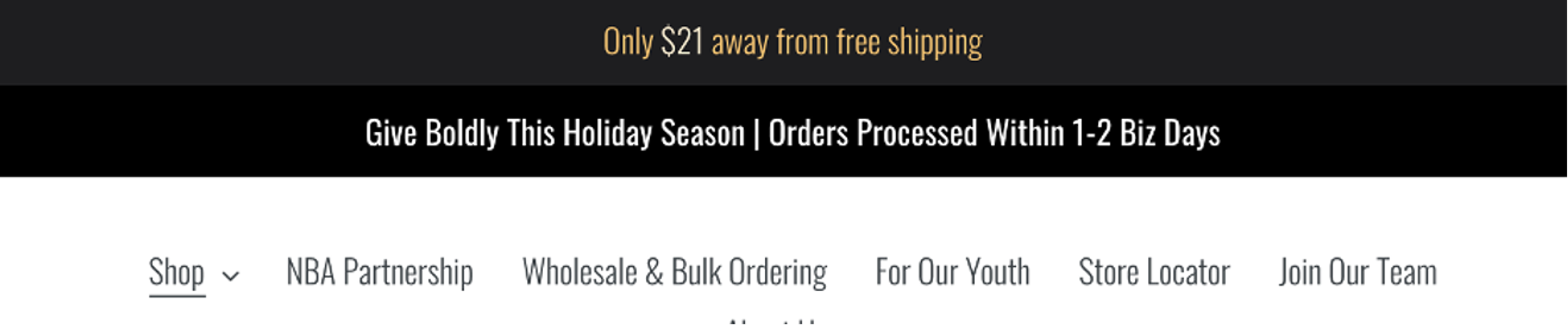 Increase e-commerce conversions with a dynamic free shipping bar