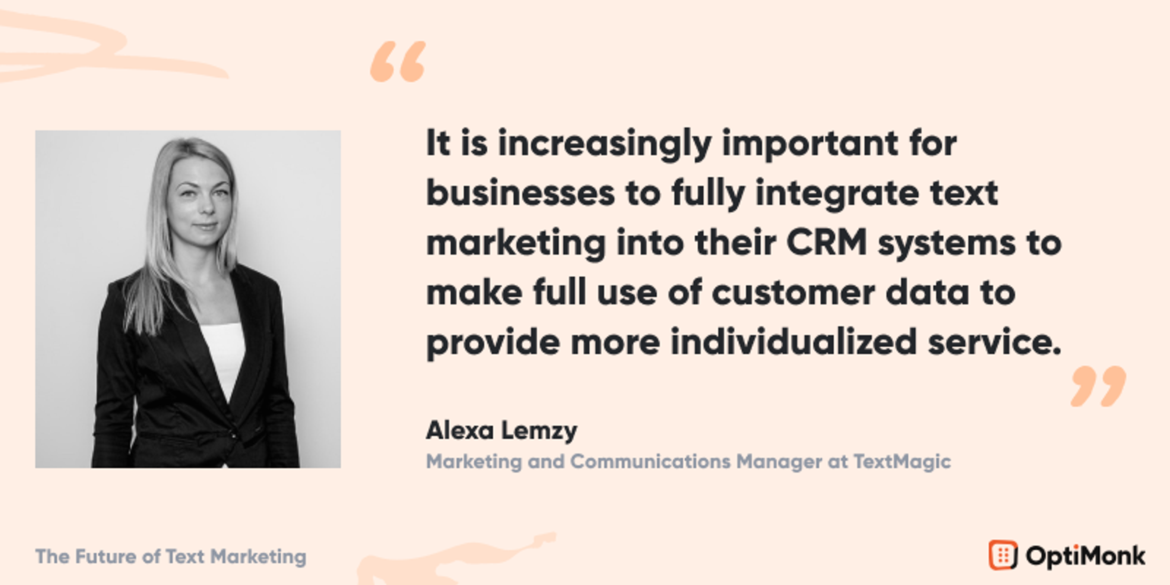 Text message marketing prediction on how to target customers