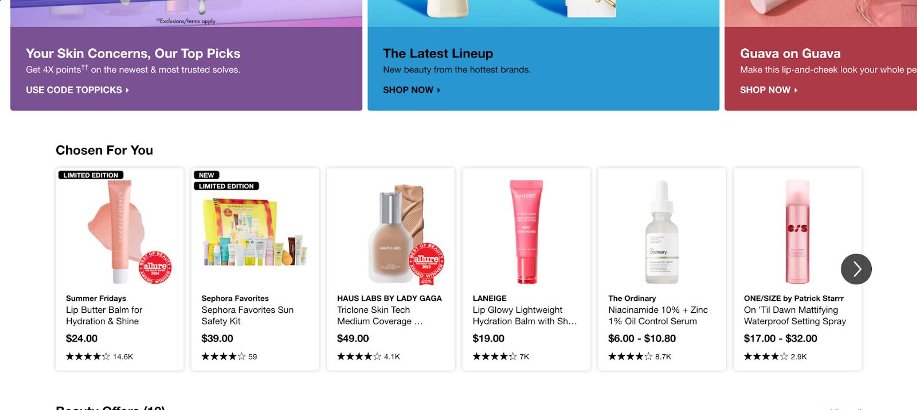 Personalized suggestions using browsing history