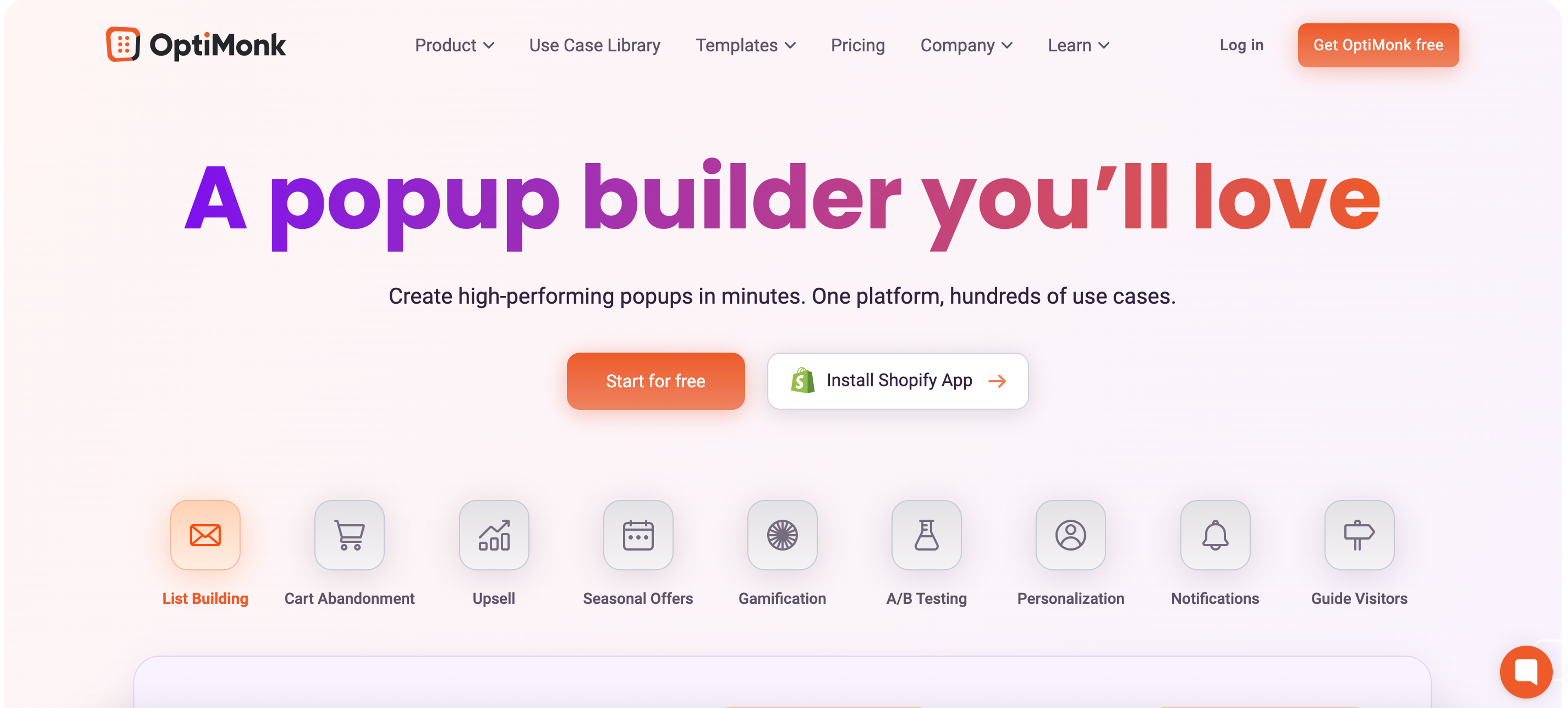 OptiMonk is the best WordPress popup builder plugin