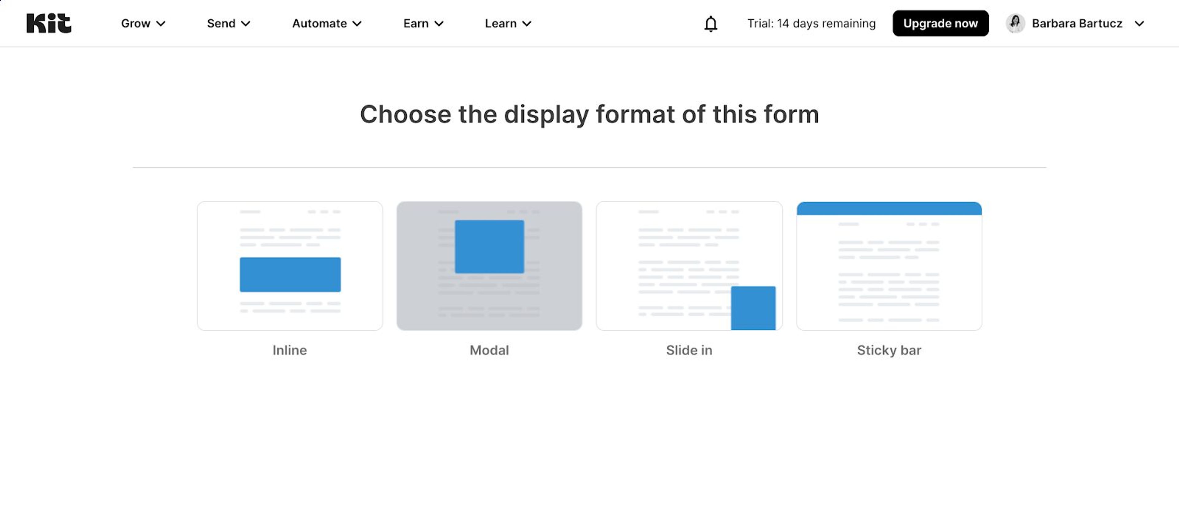 While ConvertKit does offer templates, your options are pretty basic. You won’t find fancy features like gamification or highly customized designs here.