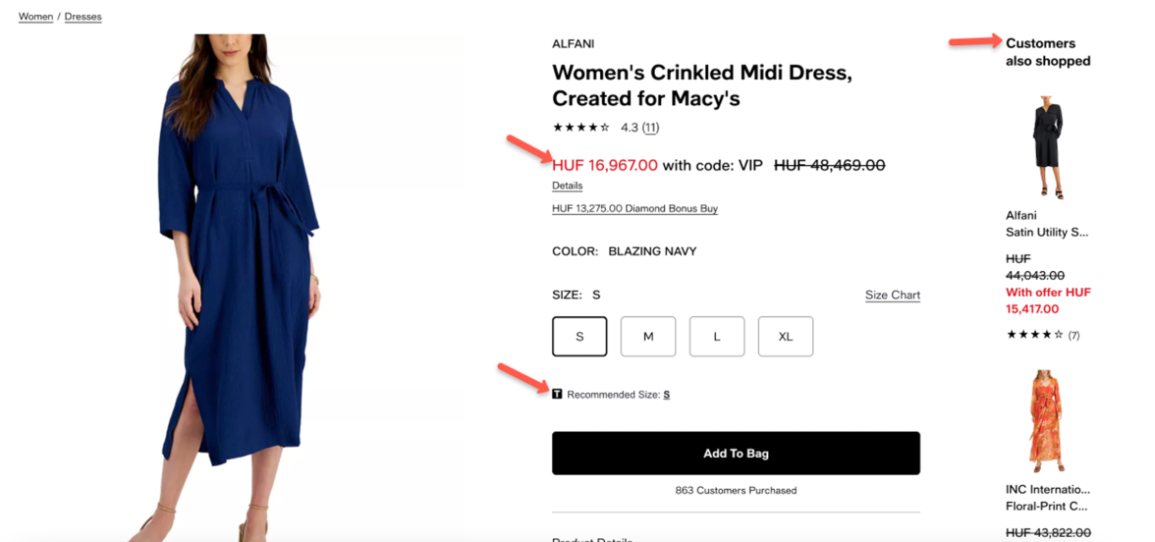 Macy’s website personalization