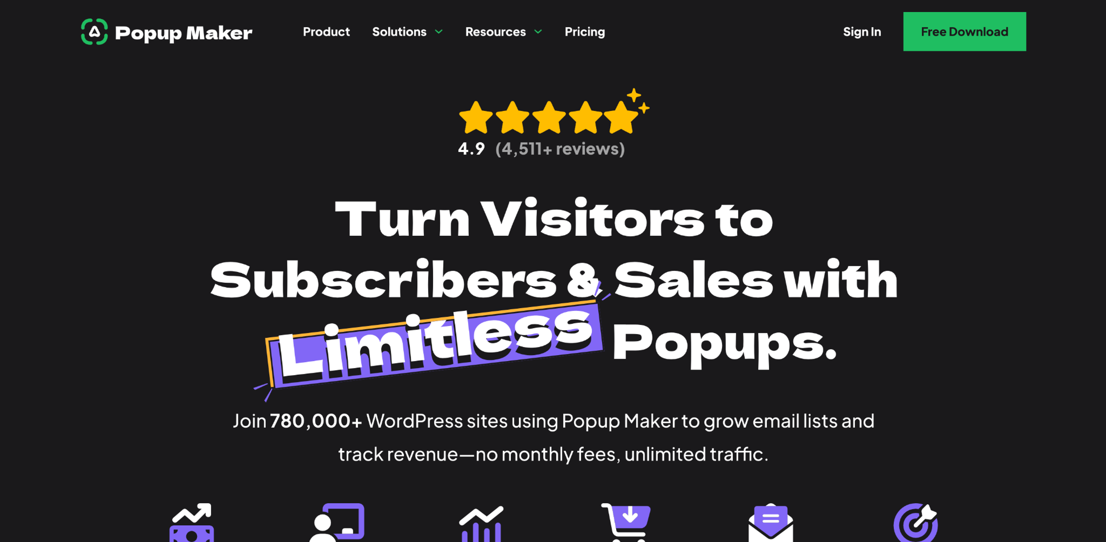 Popup Maker WordPress plugin homepage