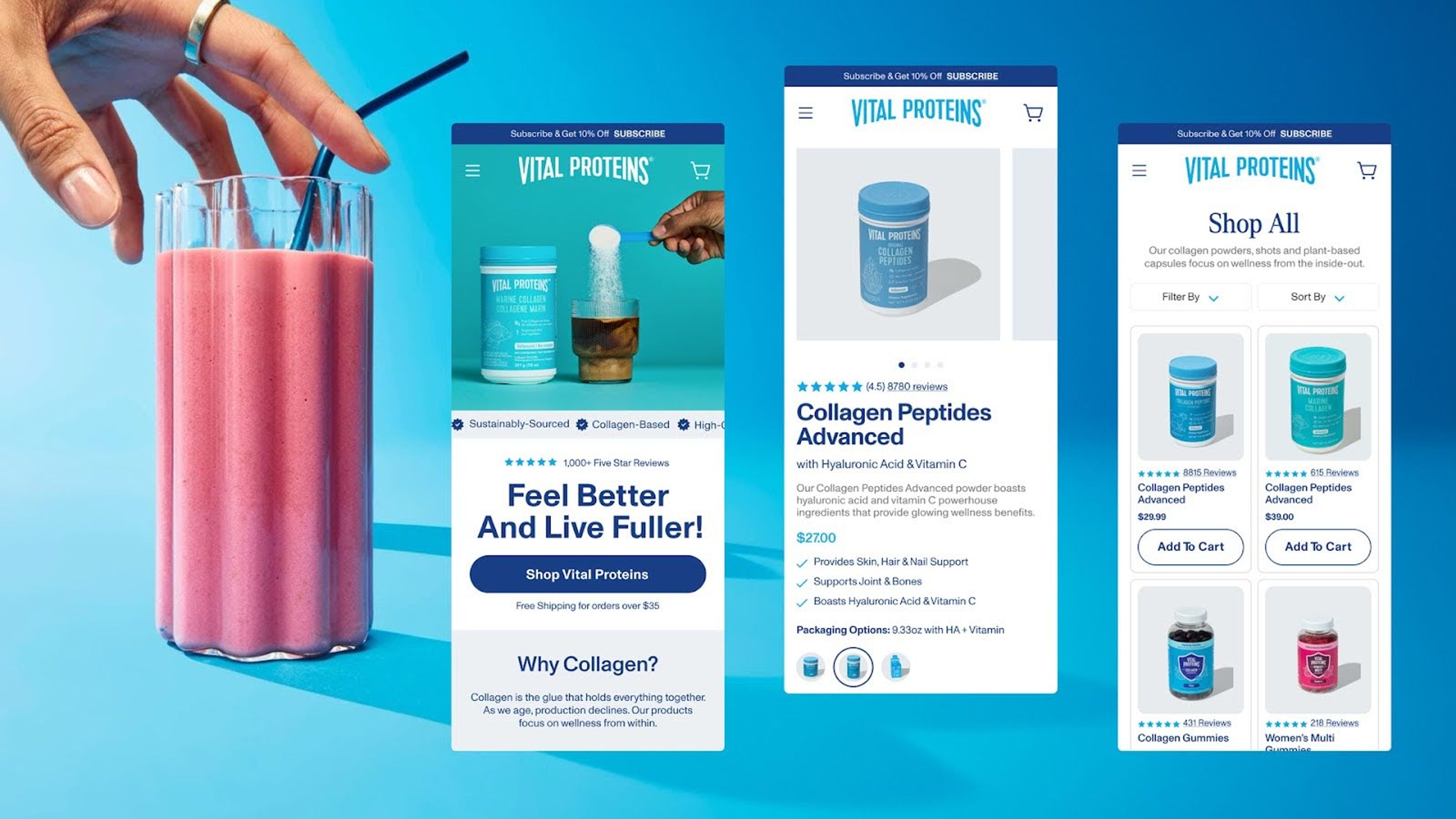 Vital Protein email marketing