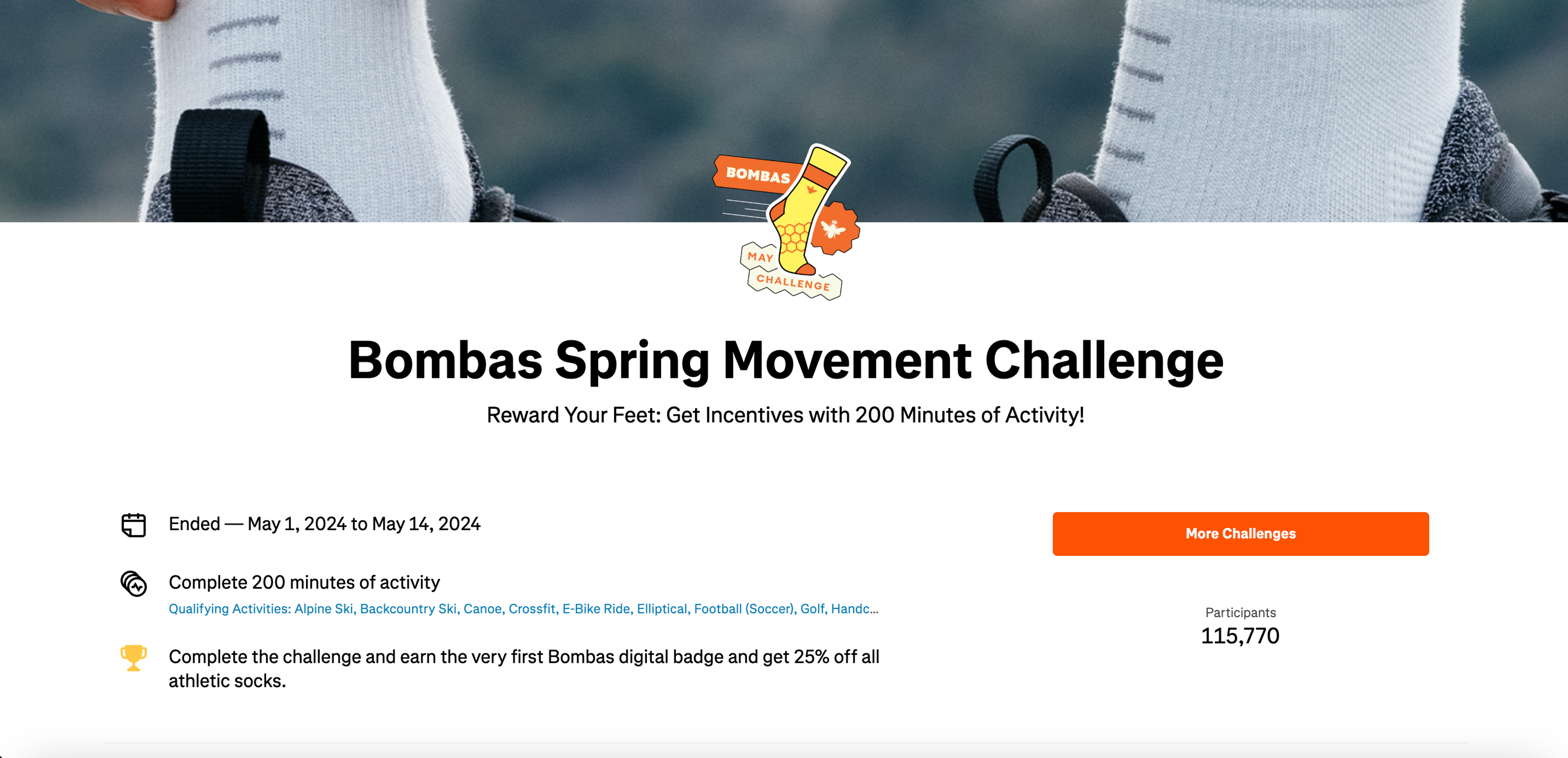 Bombas Spring Movement Challenge