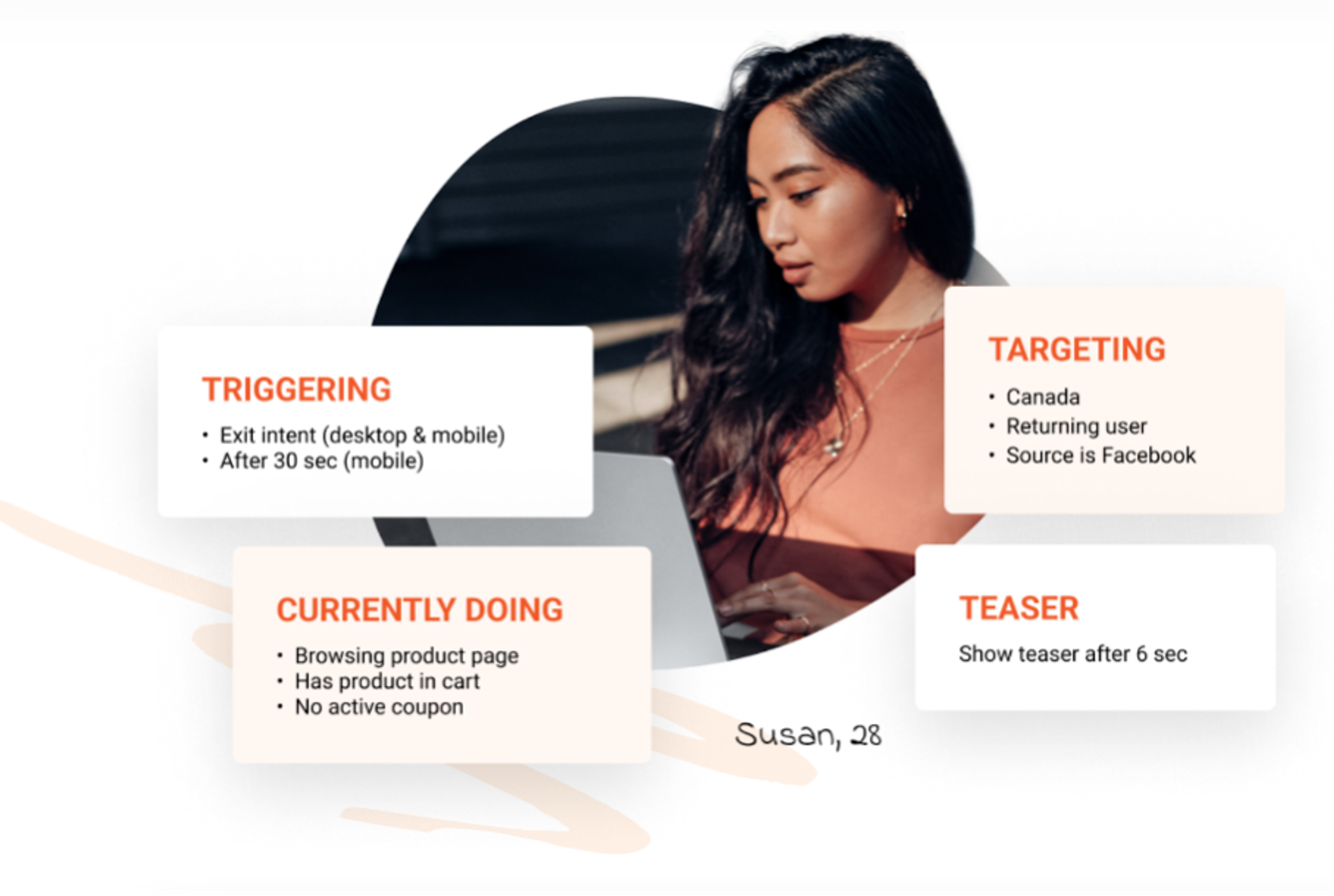 OptiMonk’s personalization features