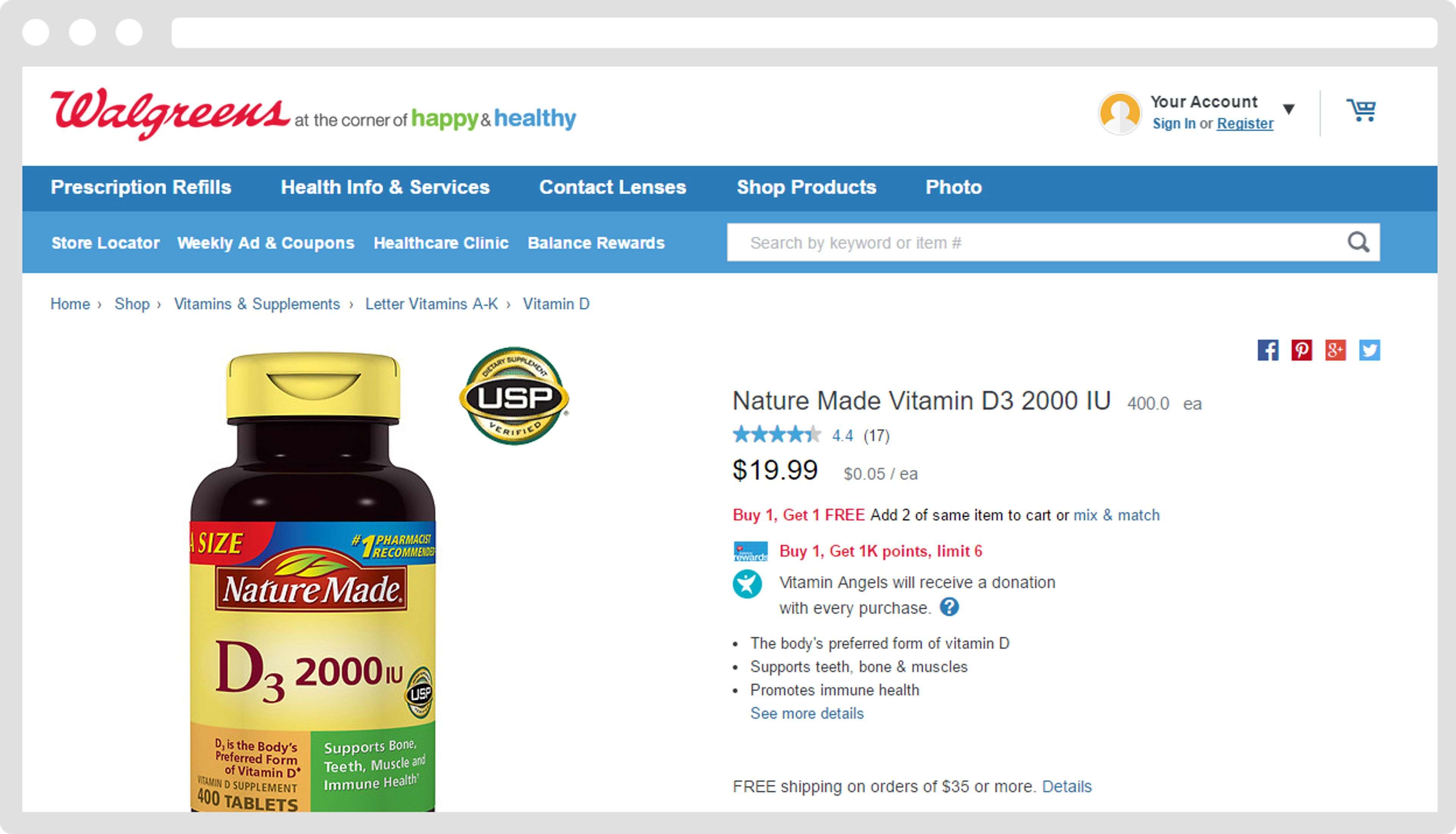 Walgreens sales incentives programs