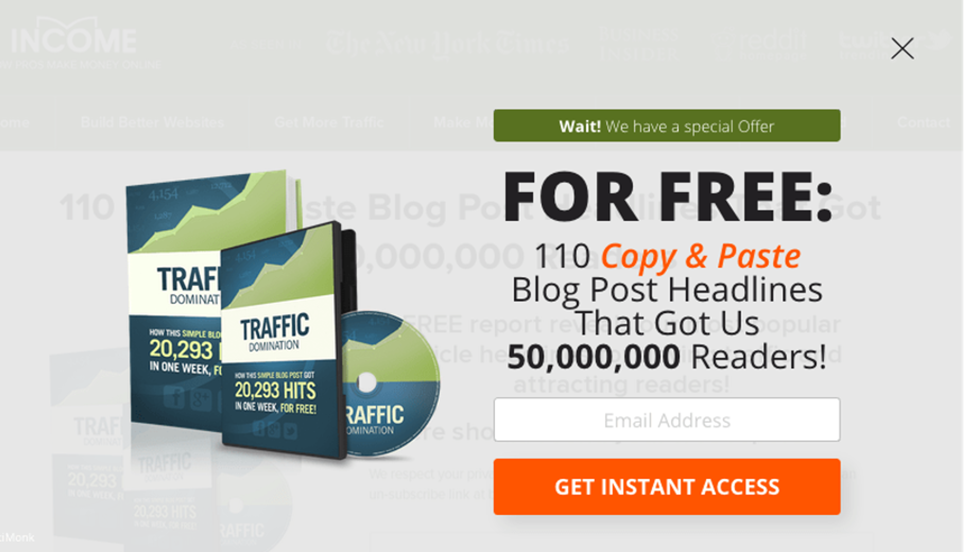 An example of social proof