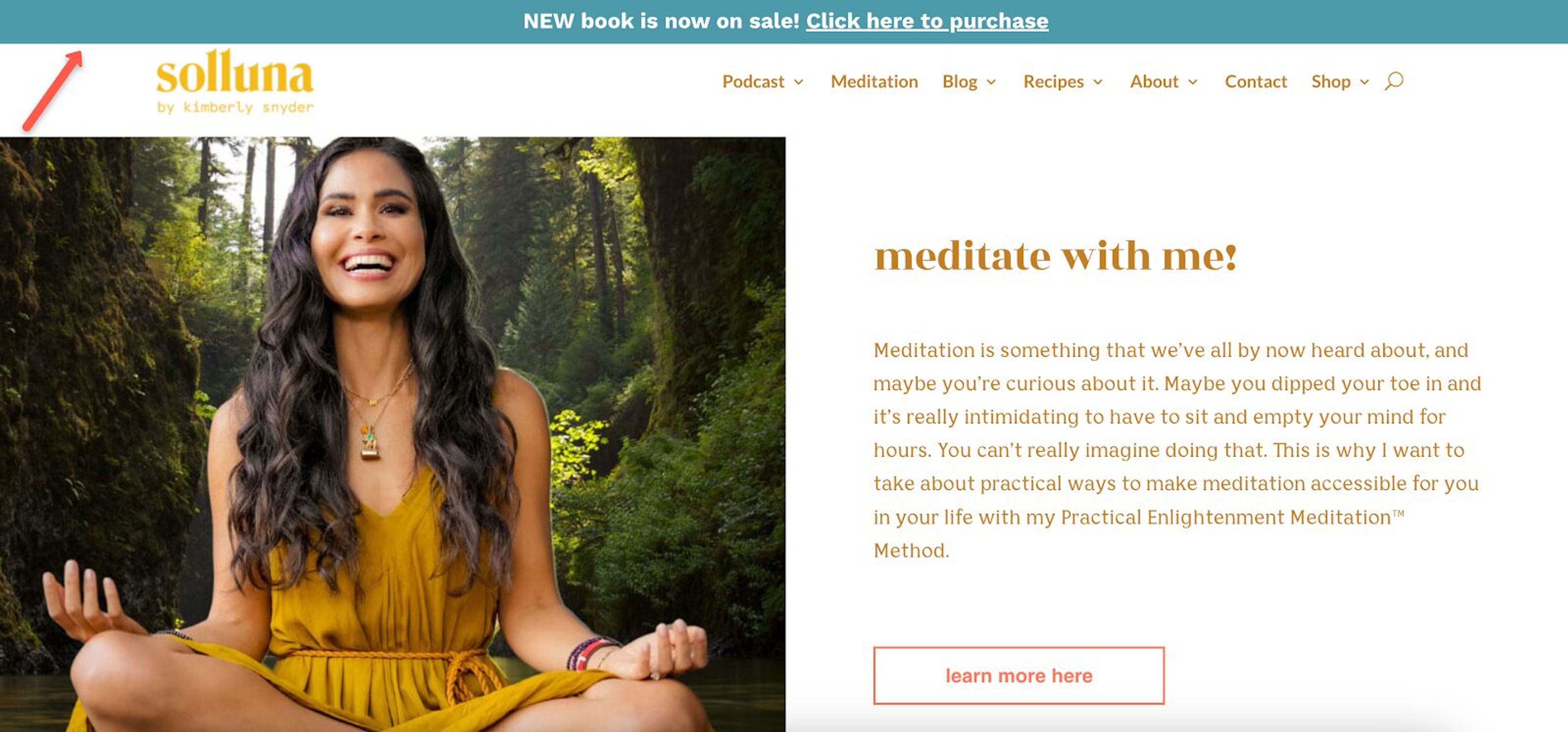 Solluna's sticky bar example