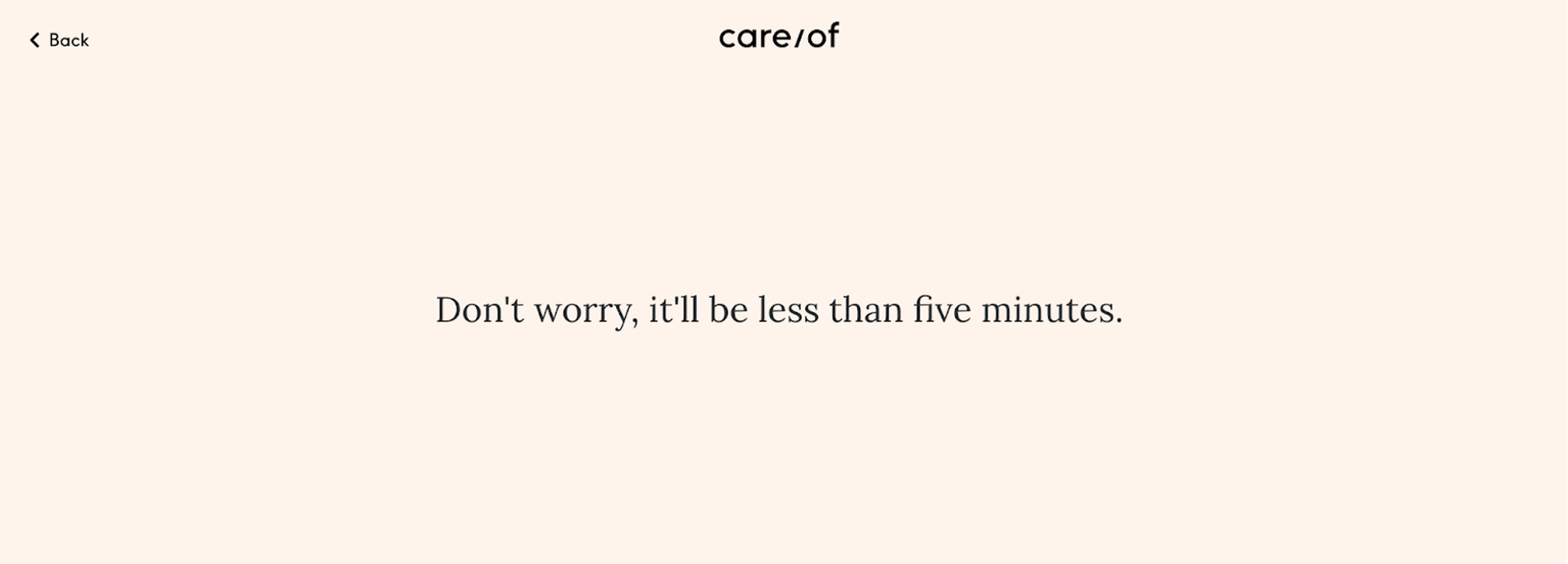 The start of Care/of's health quiz