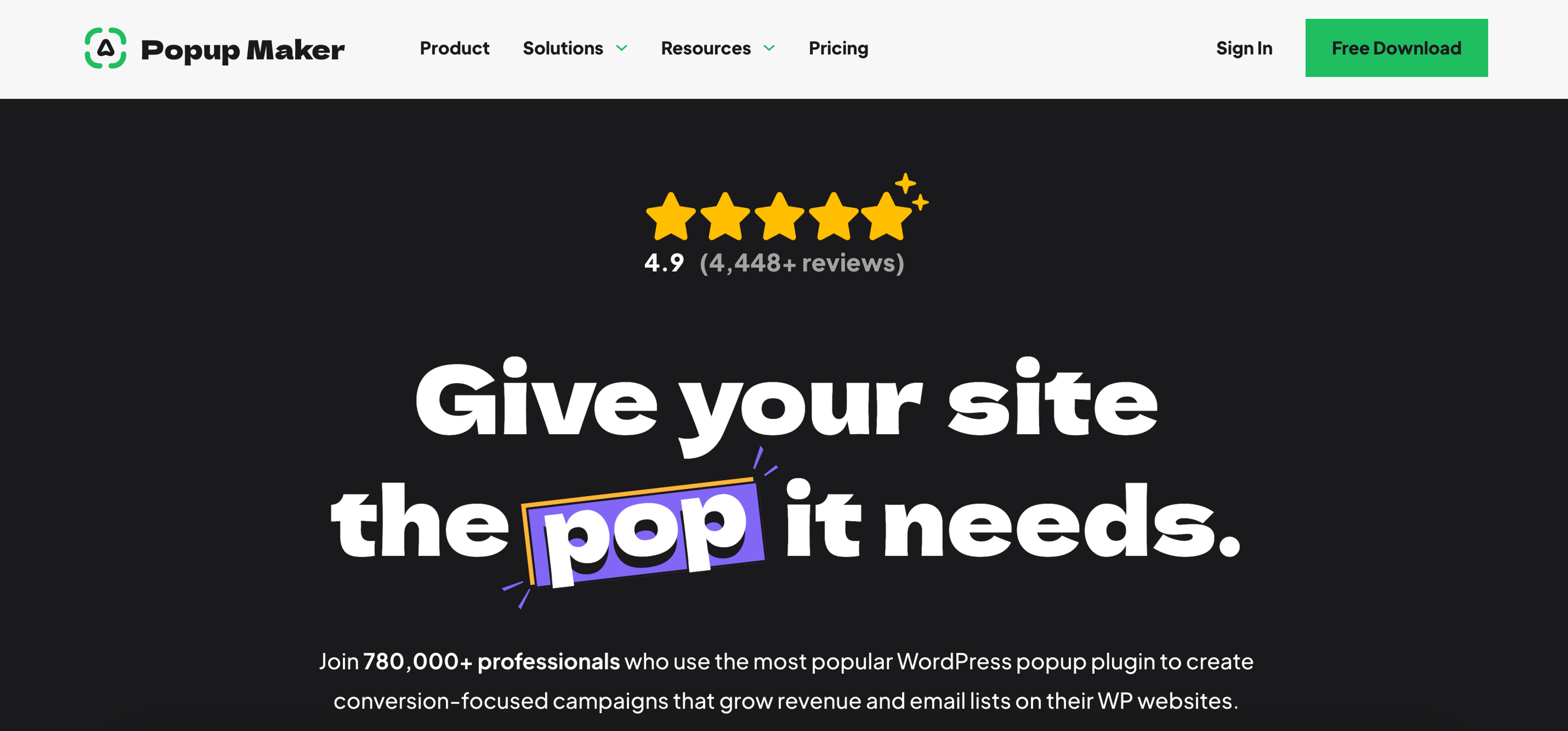 Popup Maker WordPress popup plugin