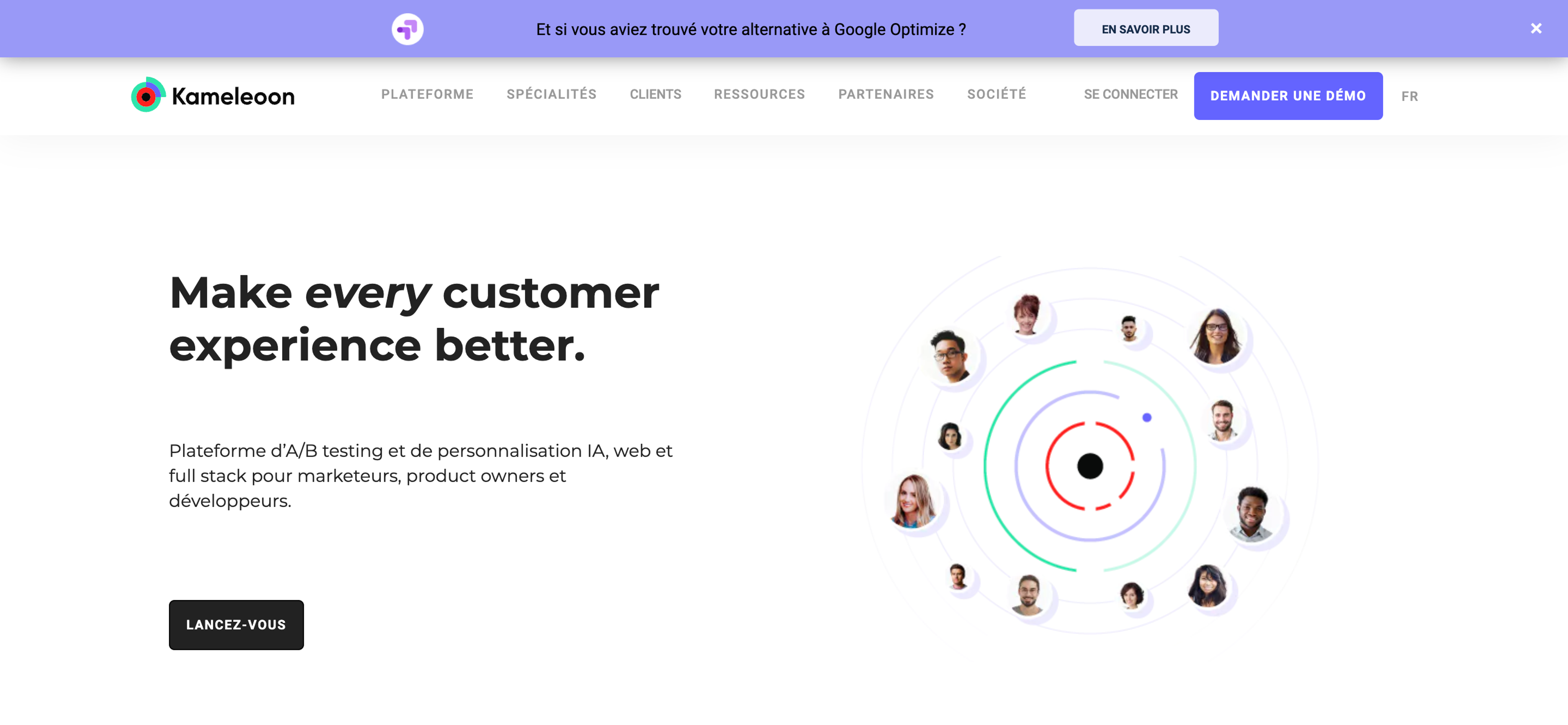 Kameleoon A/B testing tools