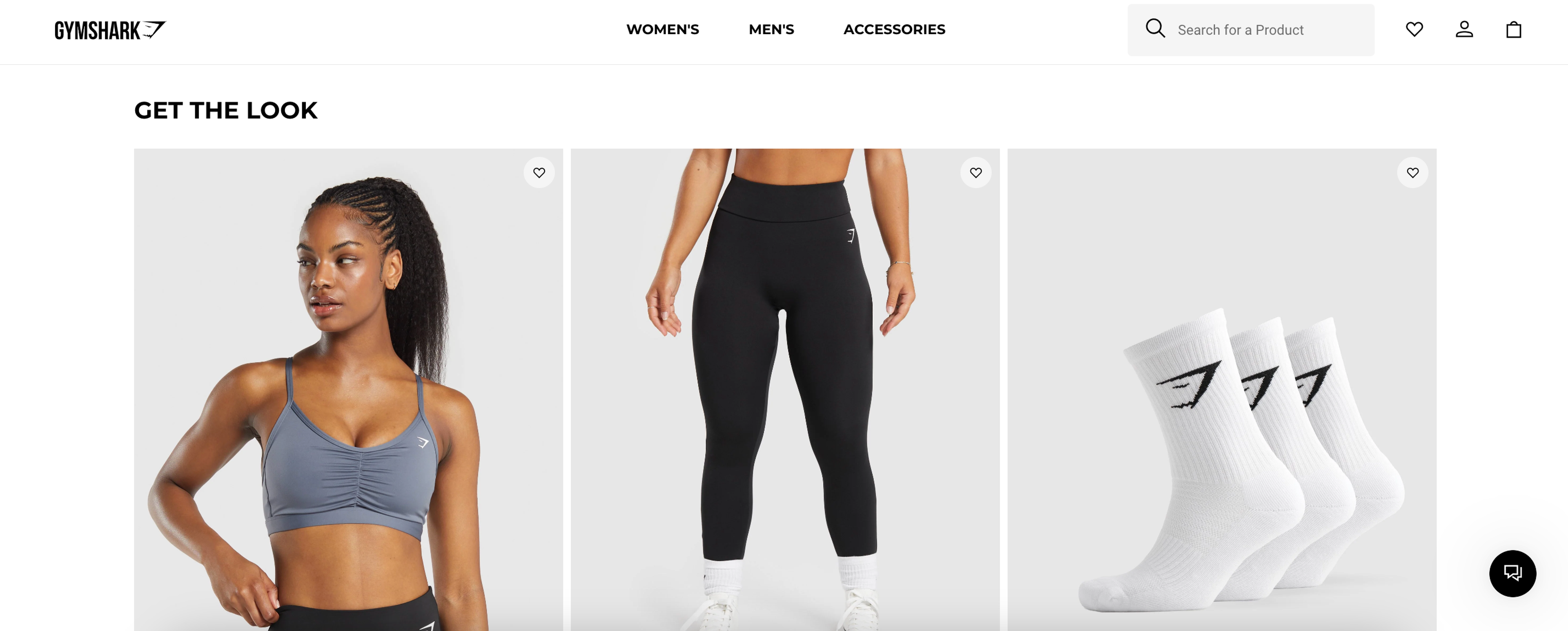Gymshark product recommendations