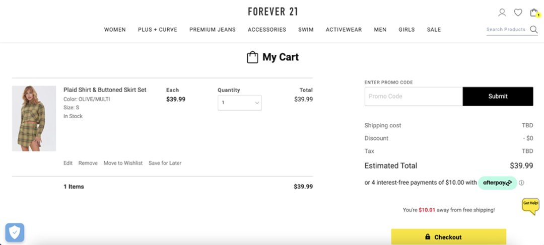 23 Best Examples of Ecommerce Shopping Cart Page Designs