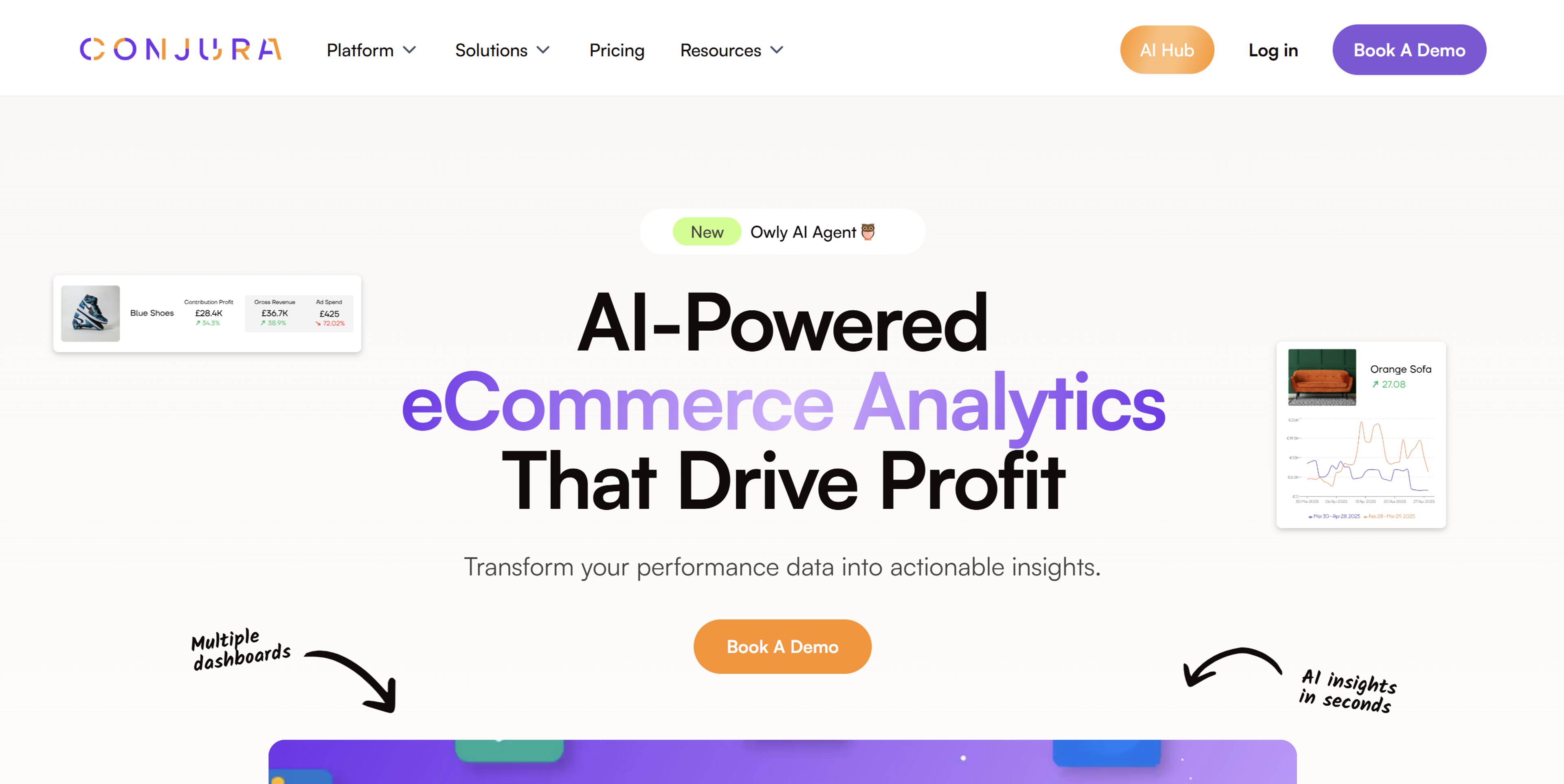 Conjura is an AI-powered profit analytics tool
