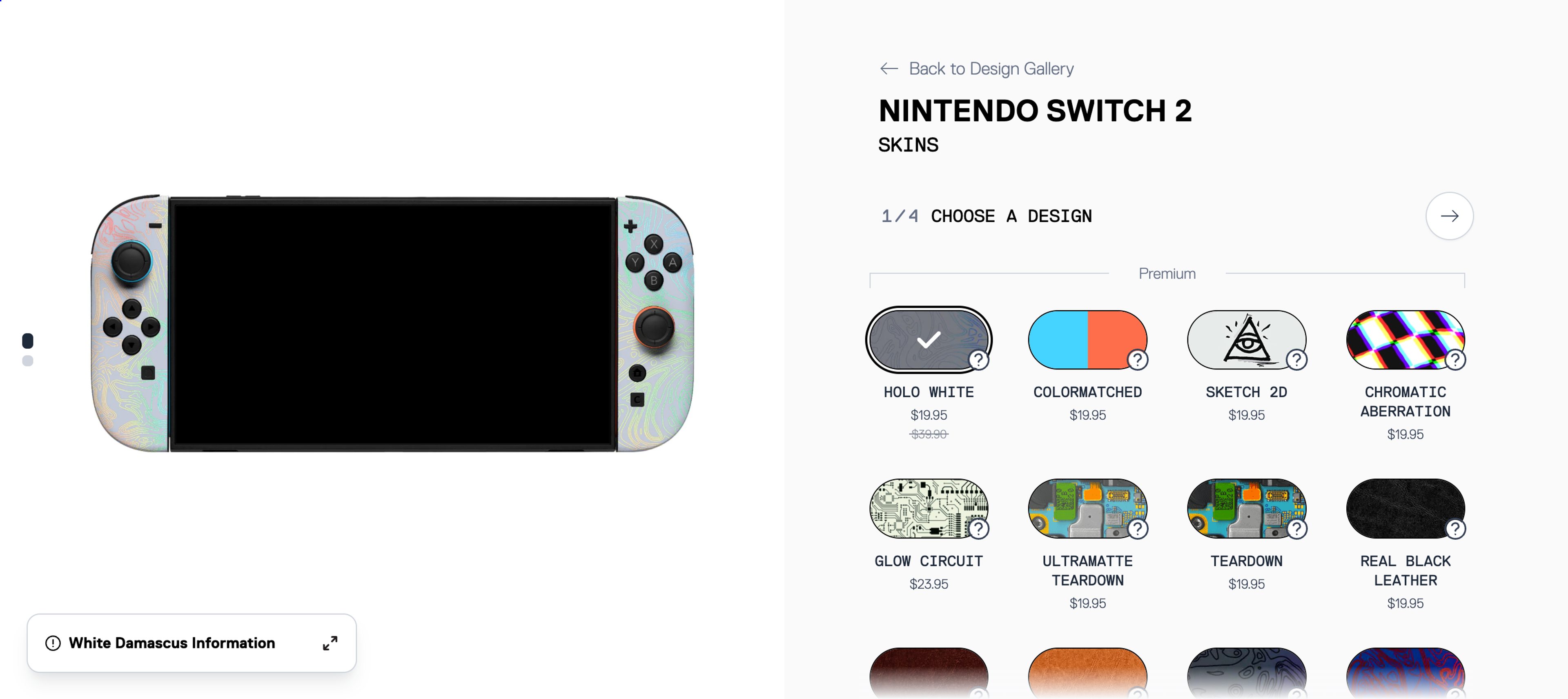 Dbrand's ecommerce personalization example for phones, laptopes and else.
