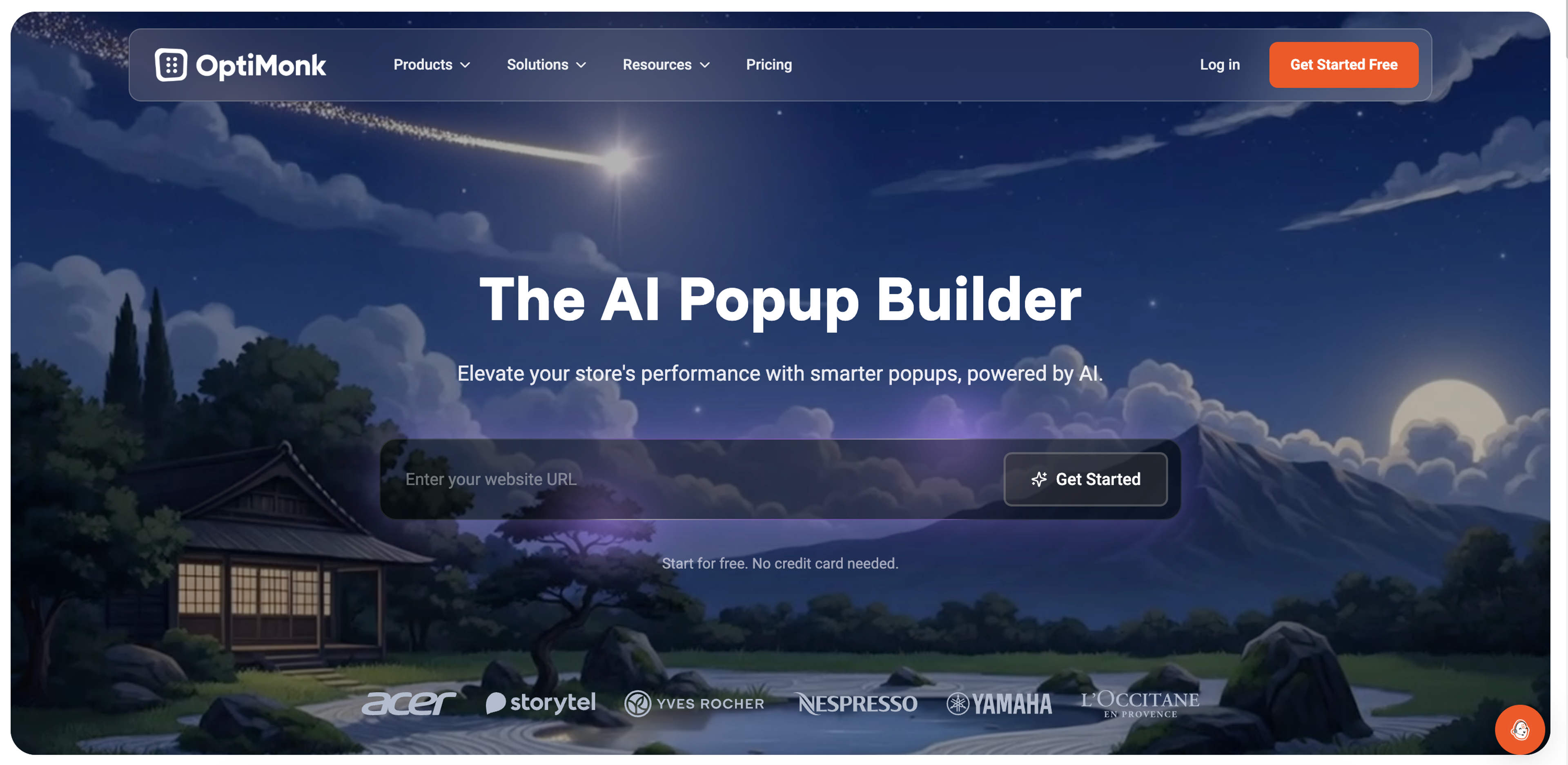 OptiMonk AI popup builder