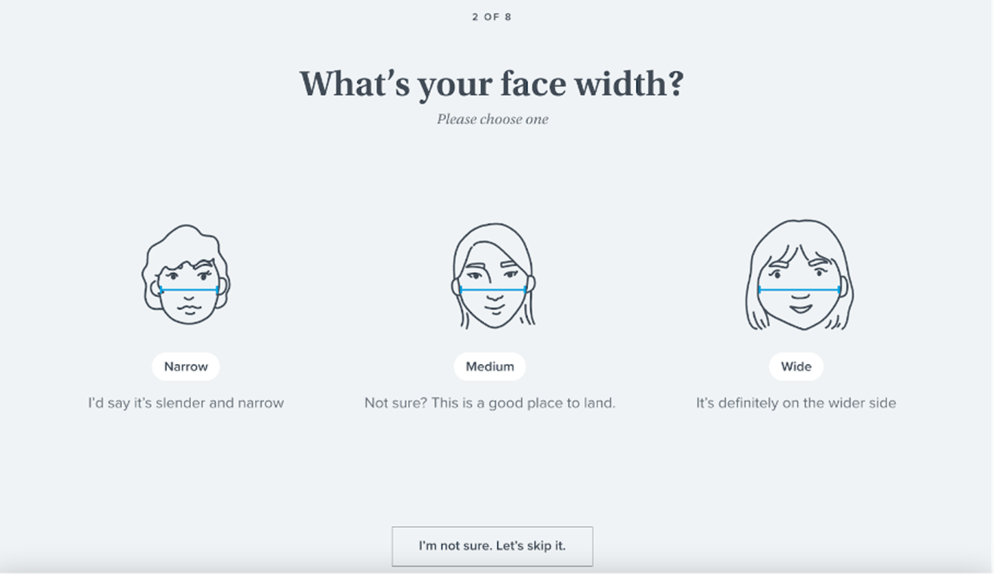 Warby Parker lead generation quiz
