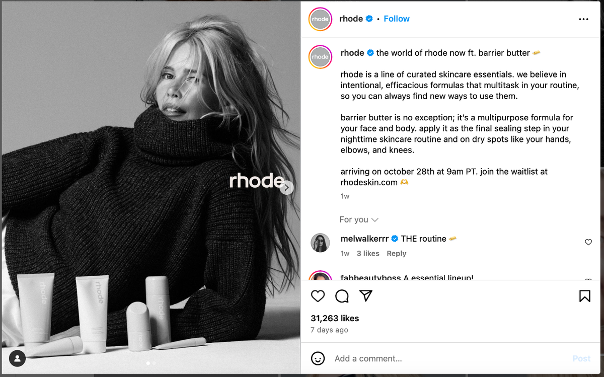 Rhode Marketing Breakdown: How Hailey Bieber Built a Skincare Empire