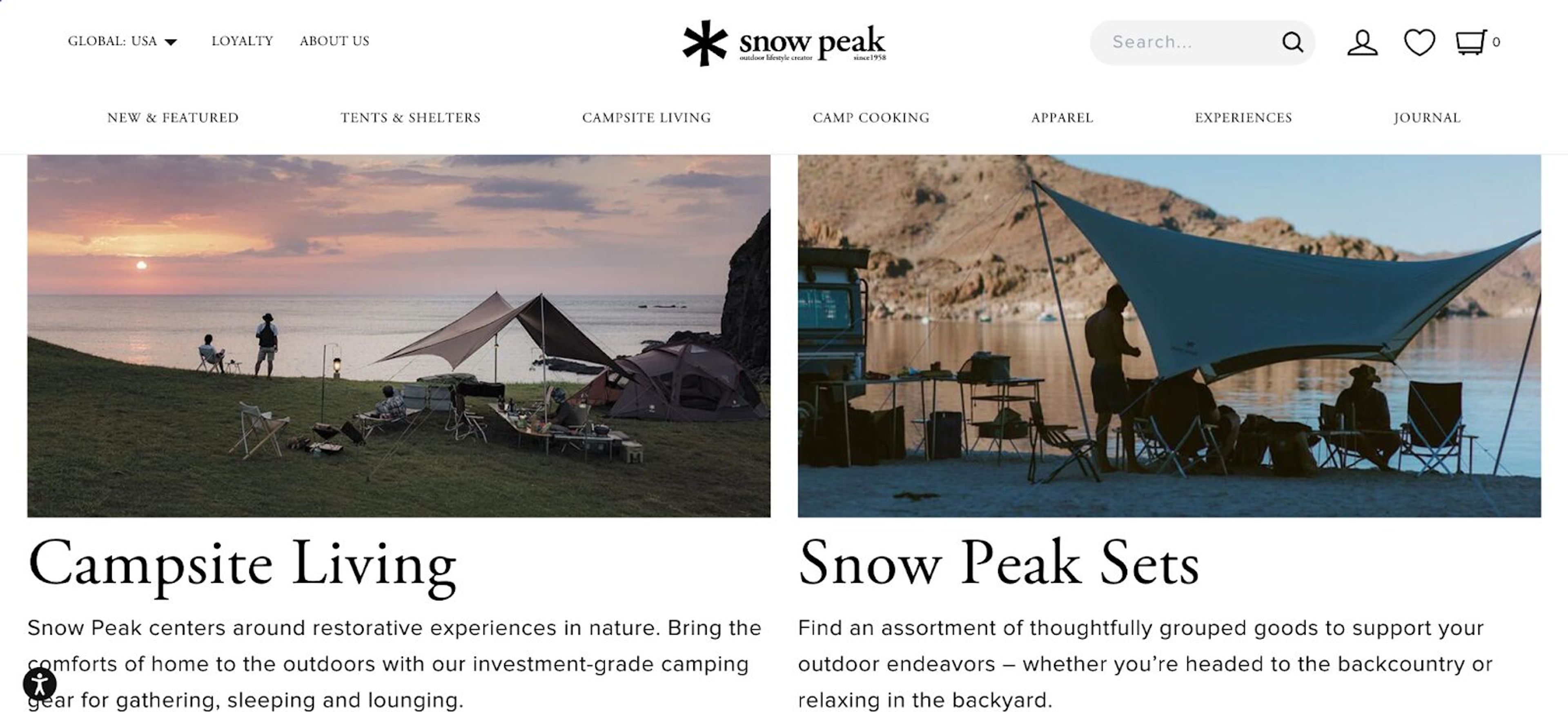 Snow Peak high quality photos