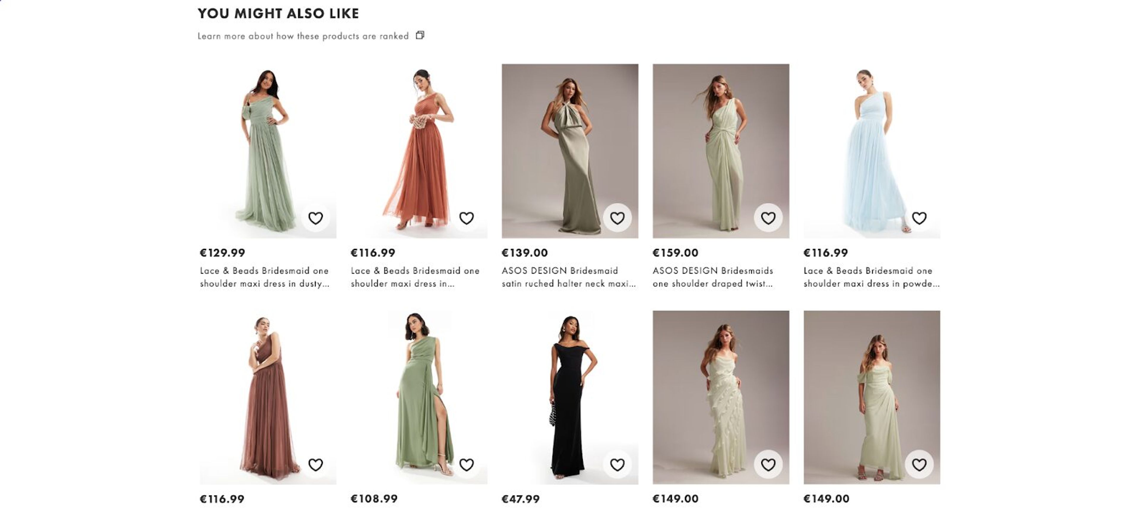 Asos provides personalized experience