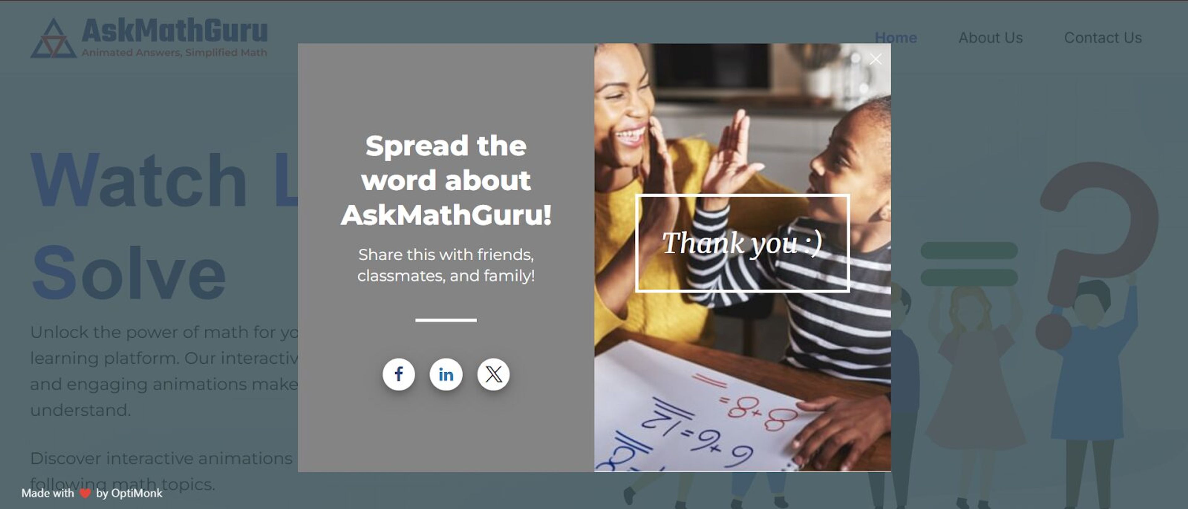 Make sure your visitors are spreading the word on your business, use your social media popup to help with that.