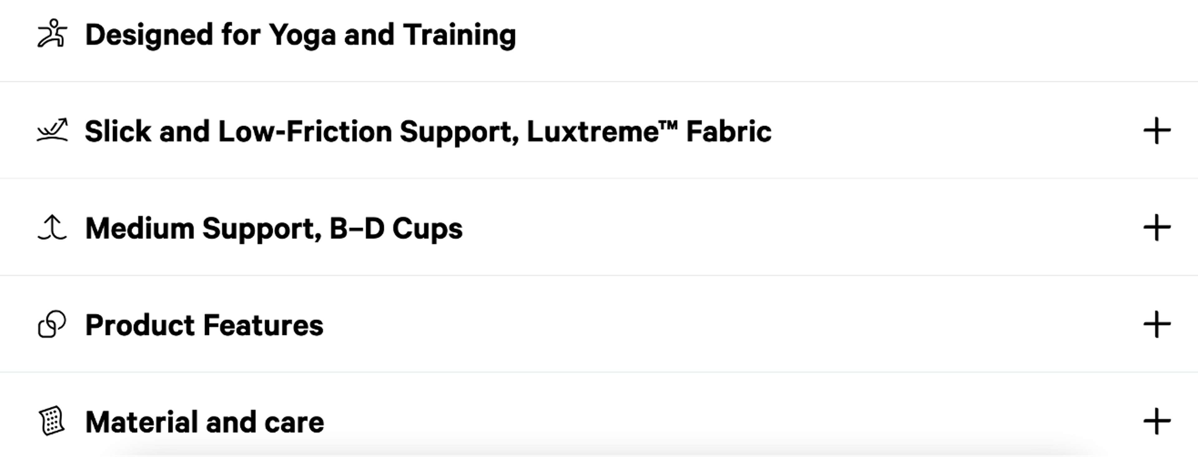 Lululemon product page