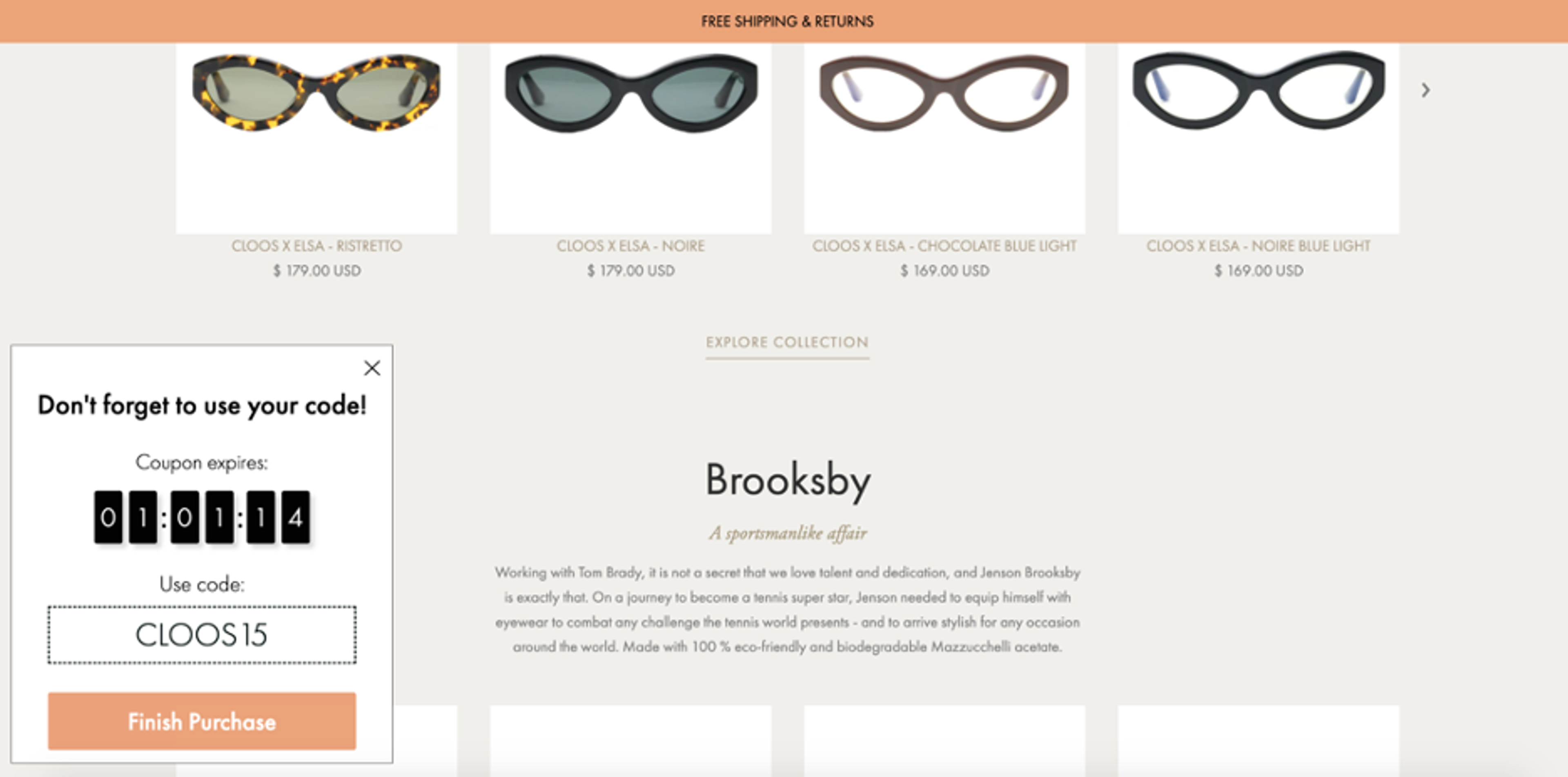 Personalized special offer for cart abandoners