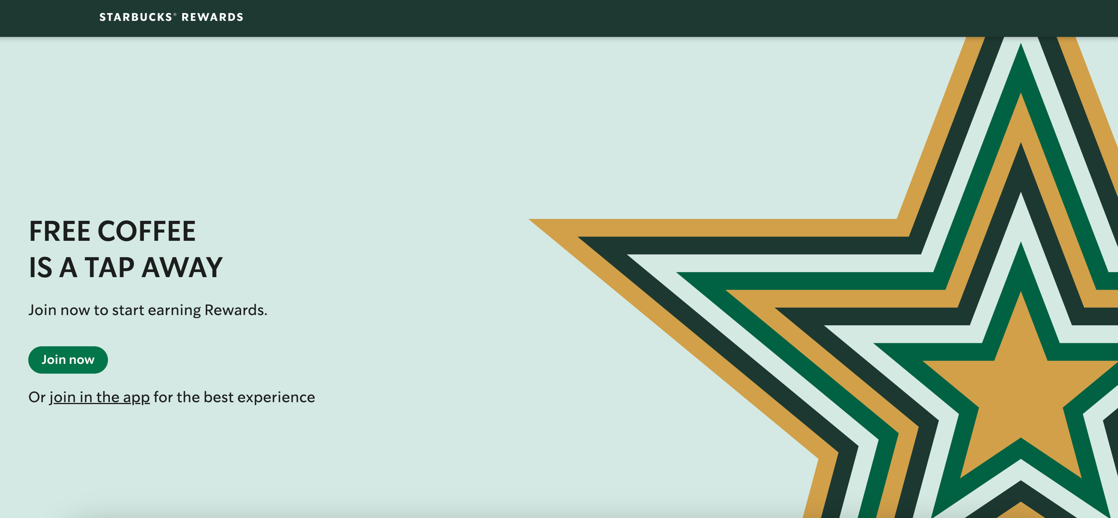 Starbucks point-based loyalty program