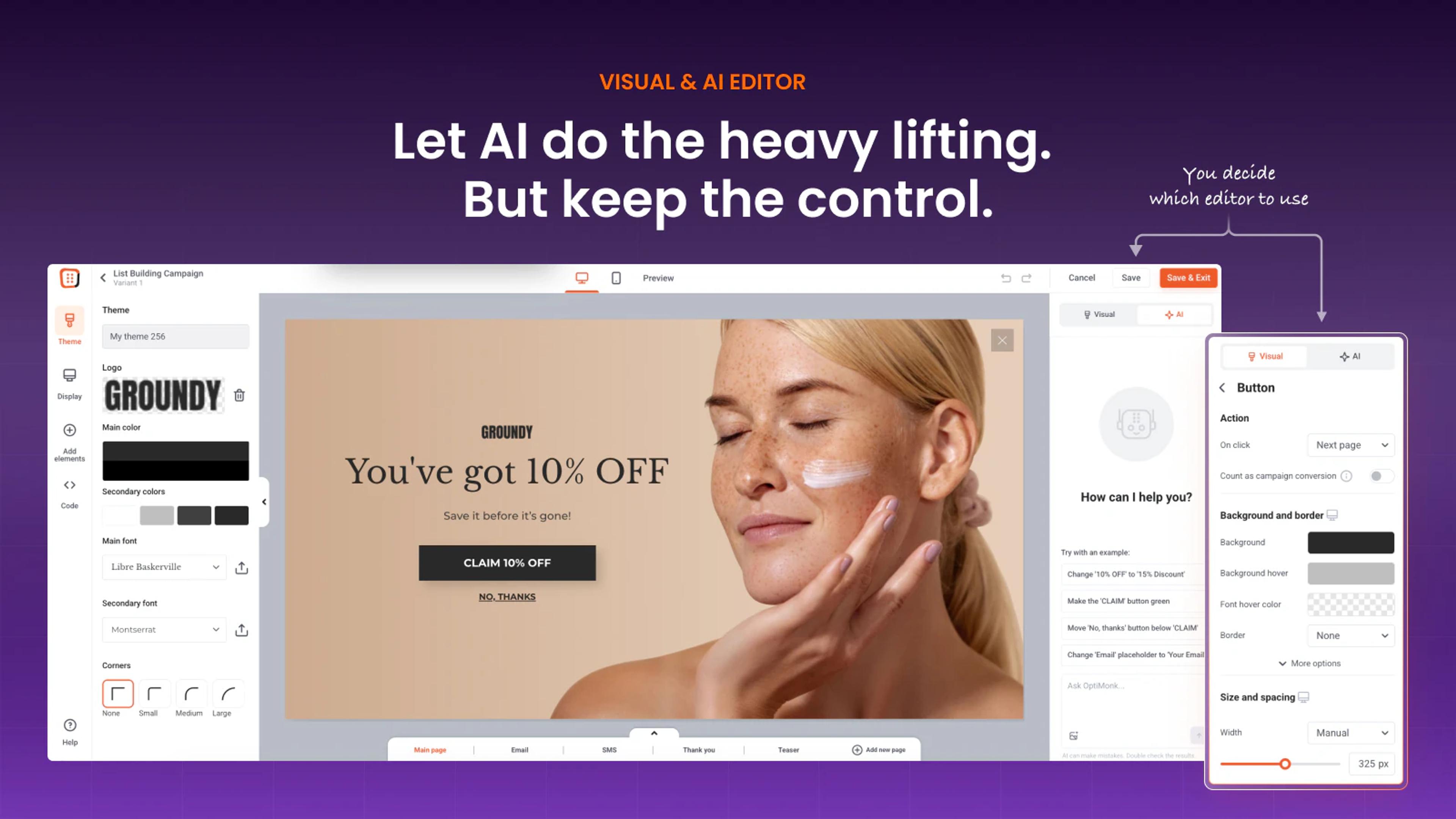 OptiMonk is best Shopify popup apps on the market.