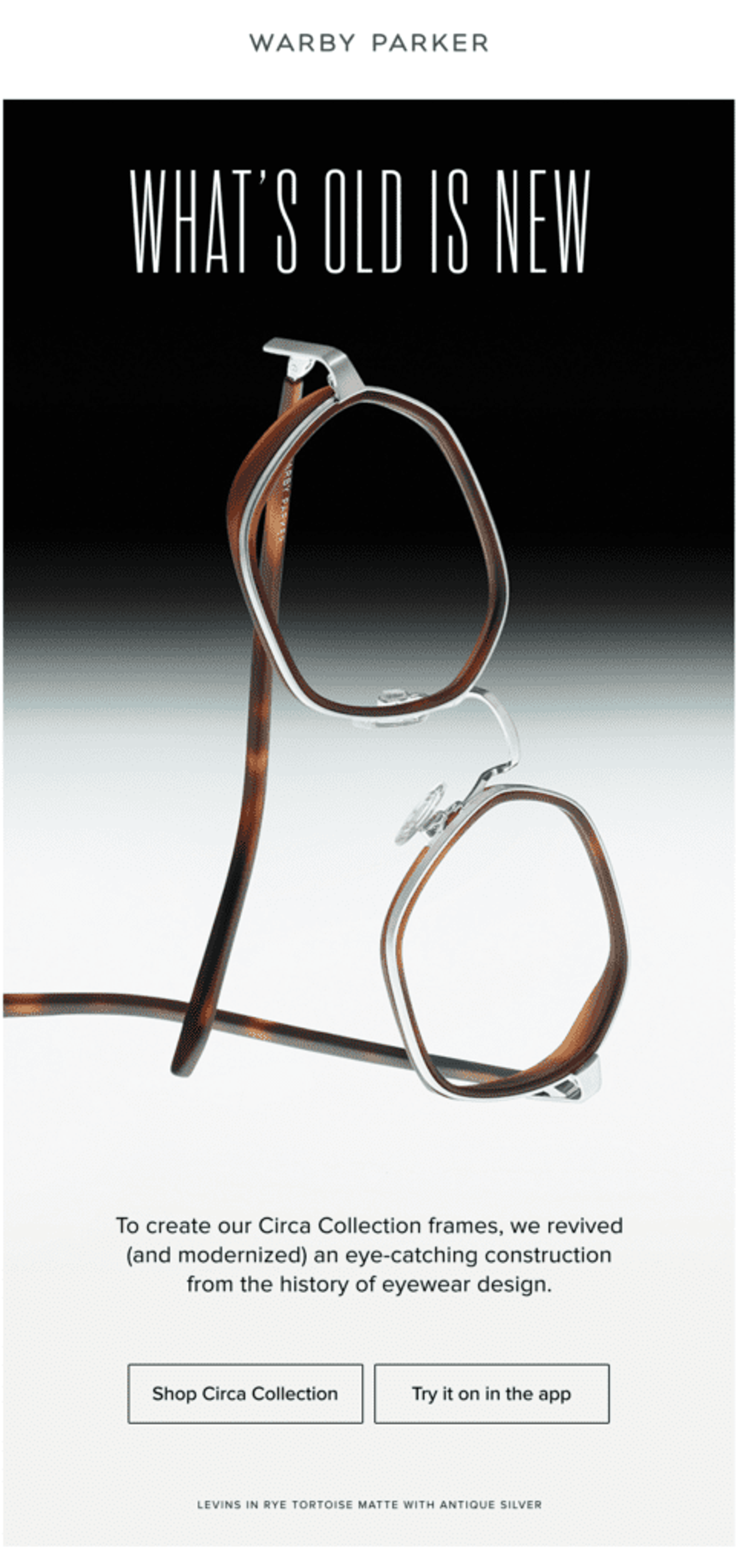 Warby Parker email marketing campaign