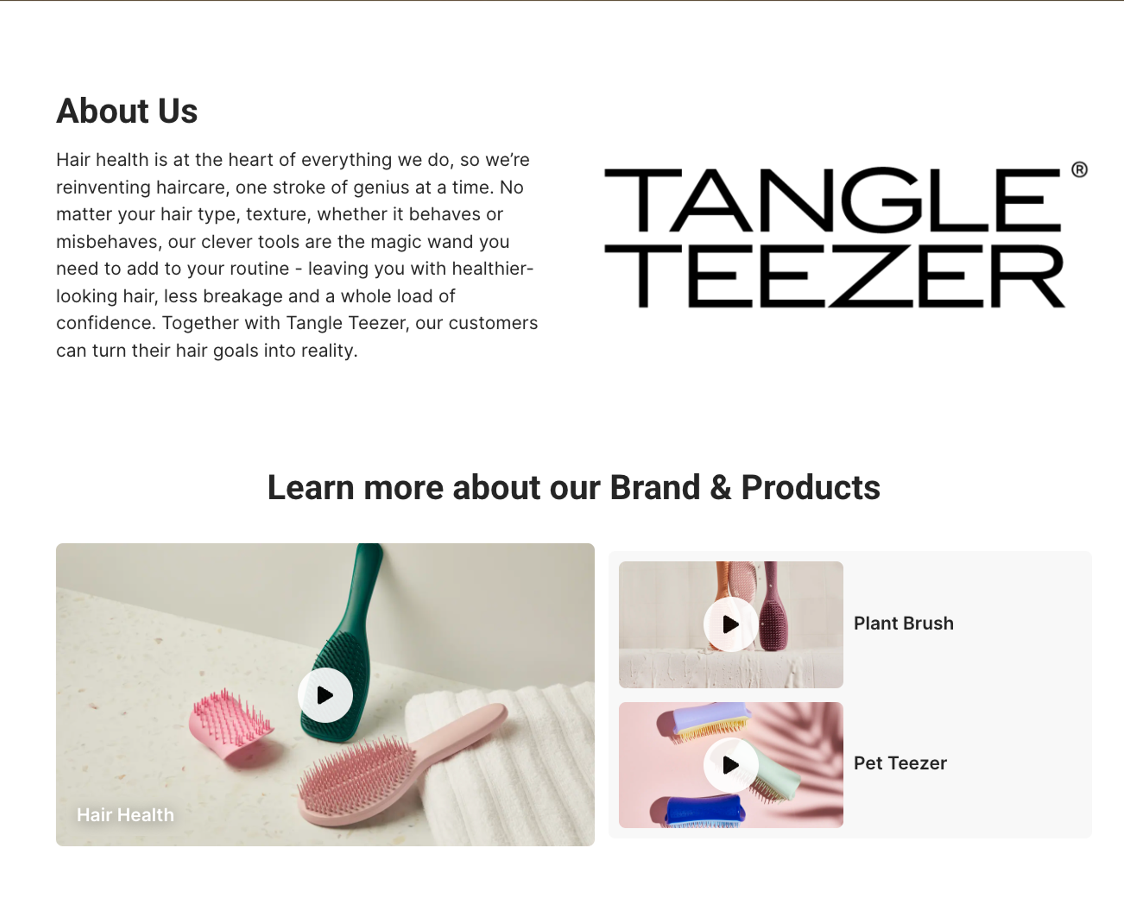 Tangle Teezer About us