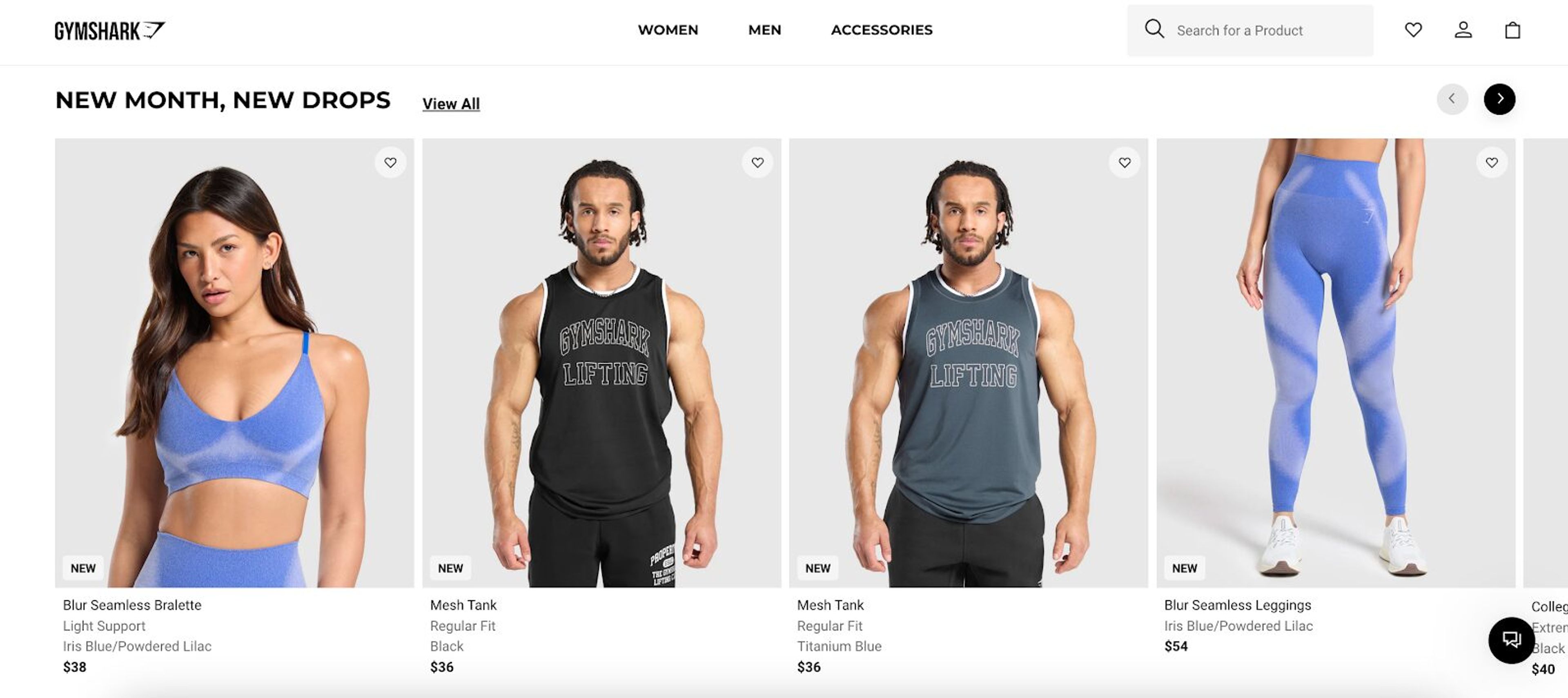 Gymshark boost sales with their featured and popular products