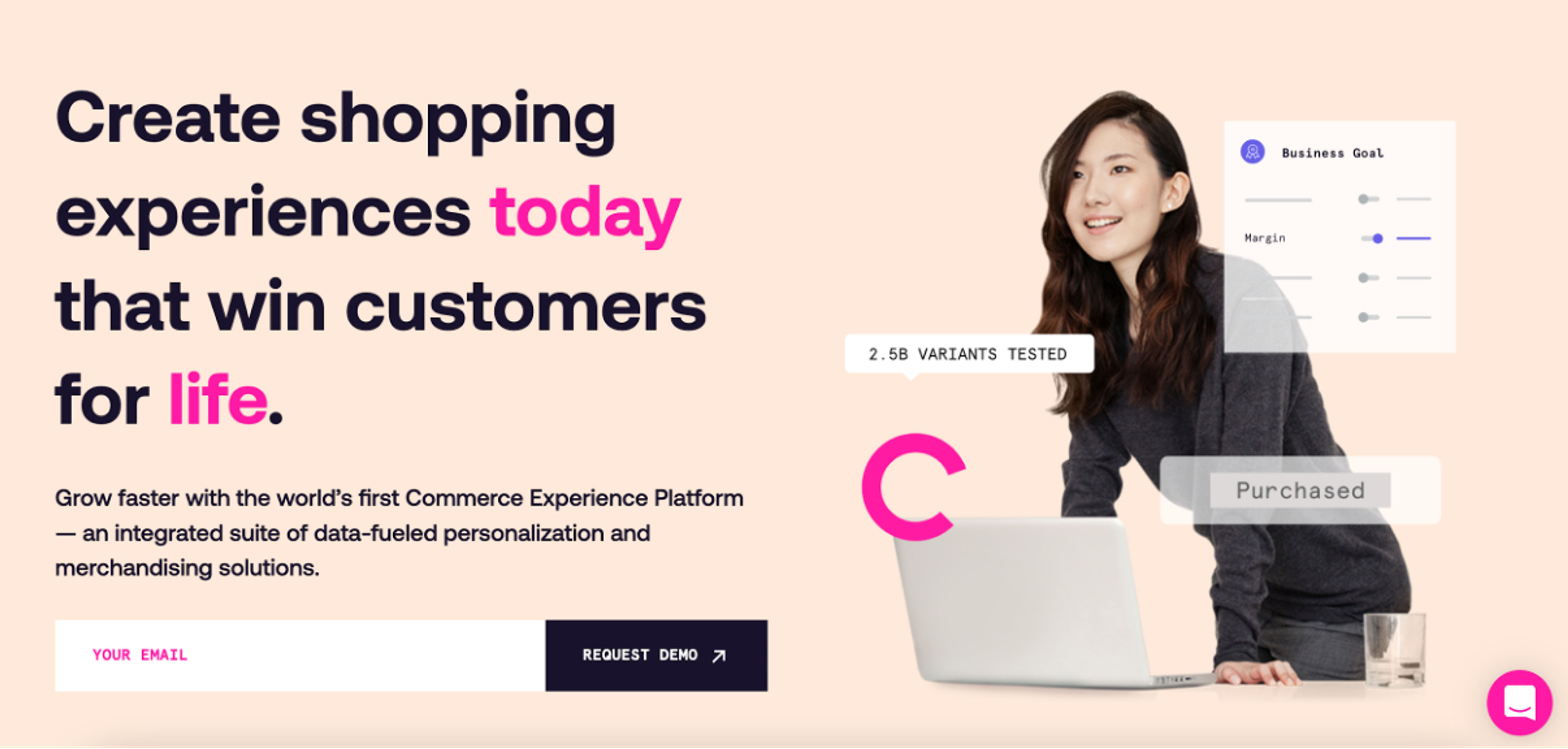Nosto, one of the best website personalization tools