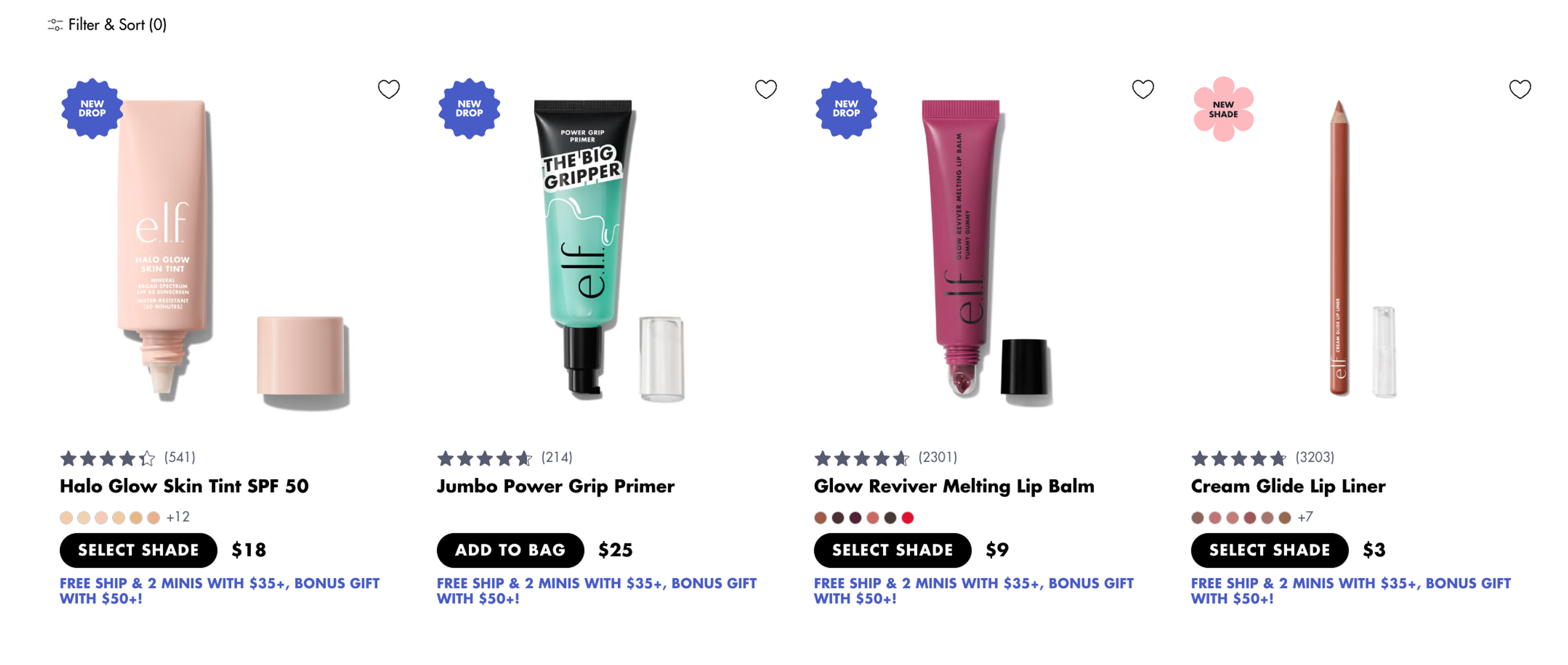 E.L.F. Cosmetics offers high-quality products at affordable prices.