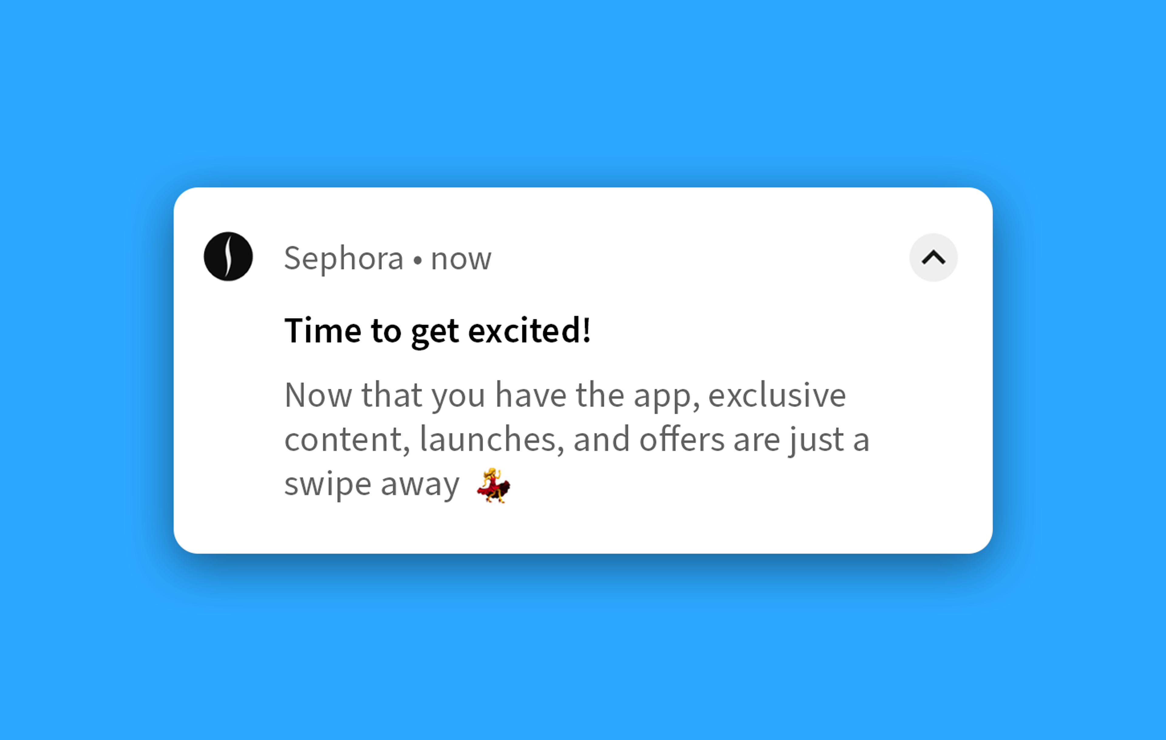 Sephora push notification example