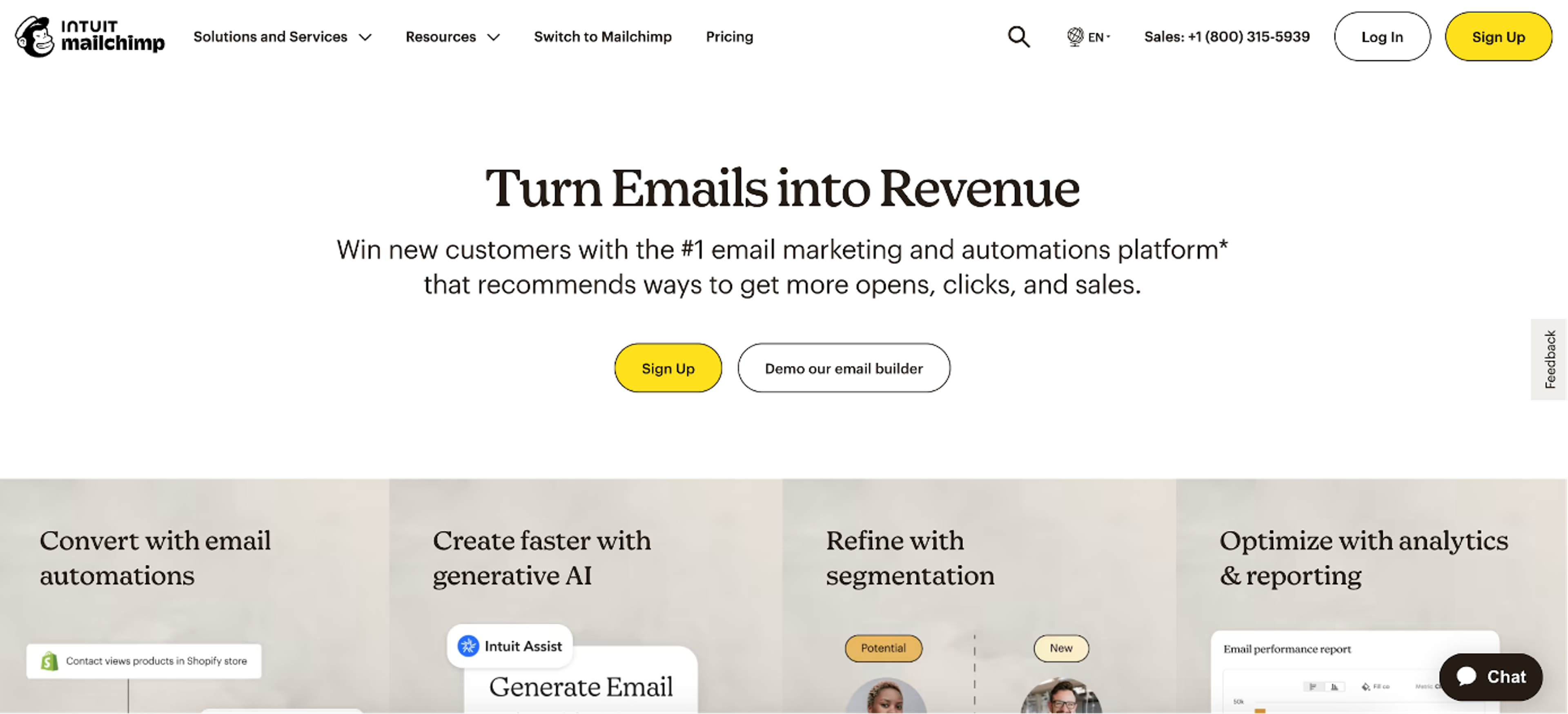 Mailchimp ecommerce app