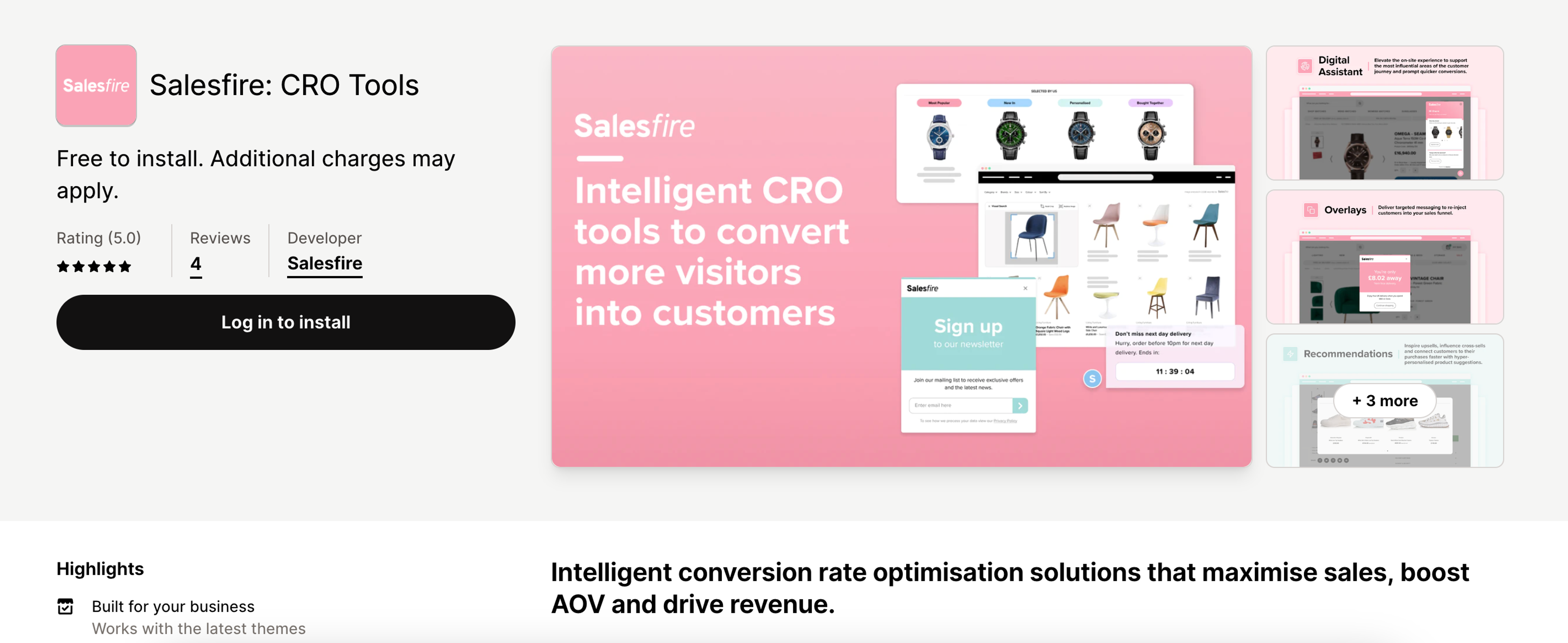 Salesfire: CRO Tools