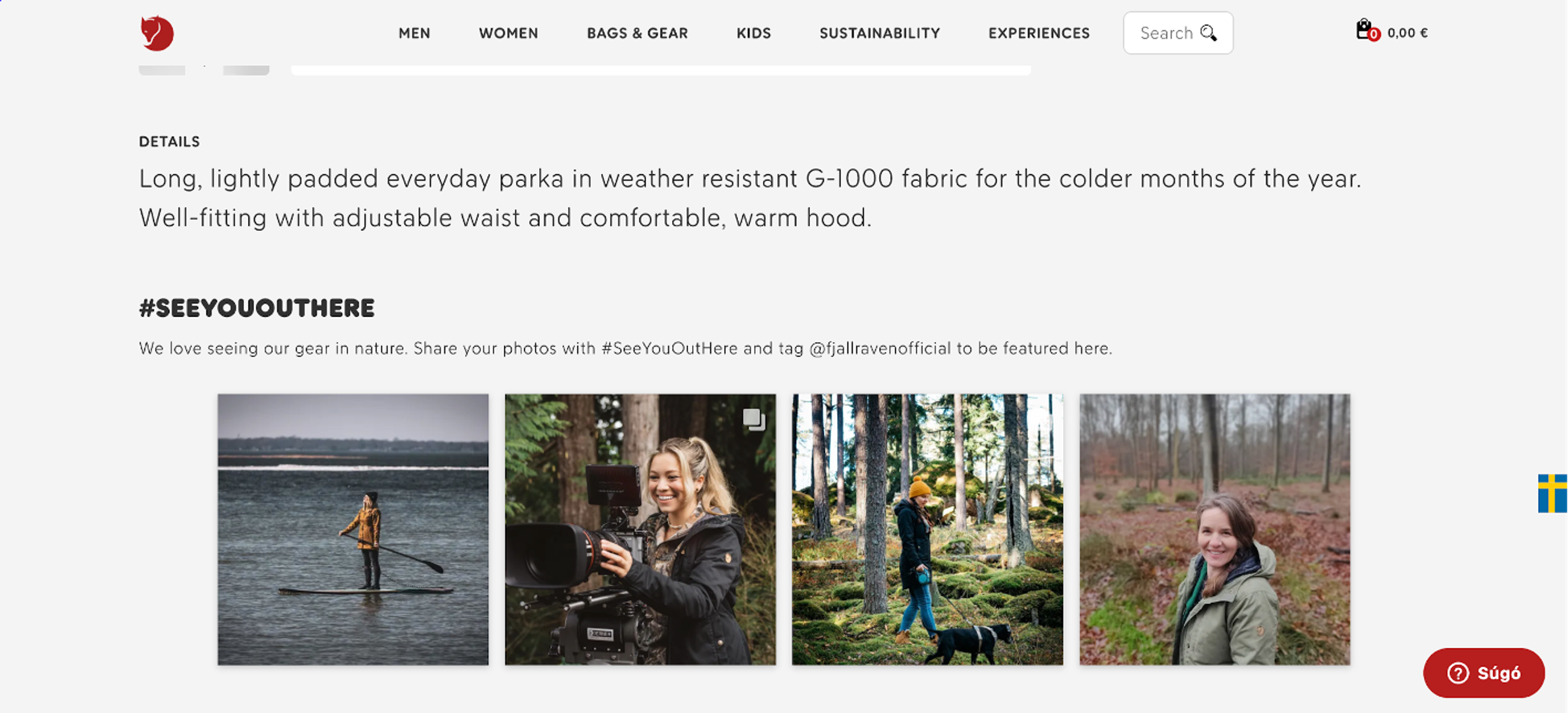 Fjallraven's winning product description