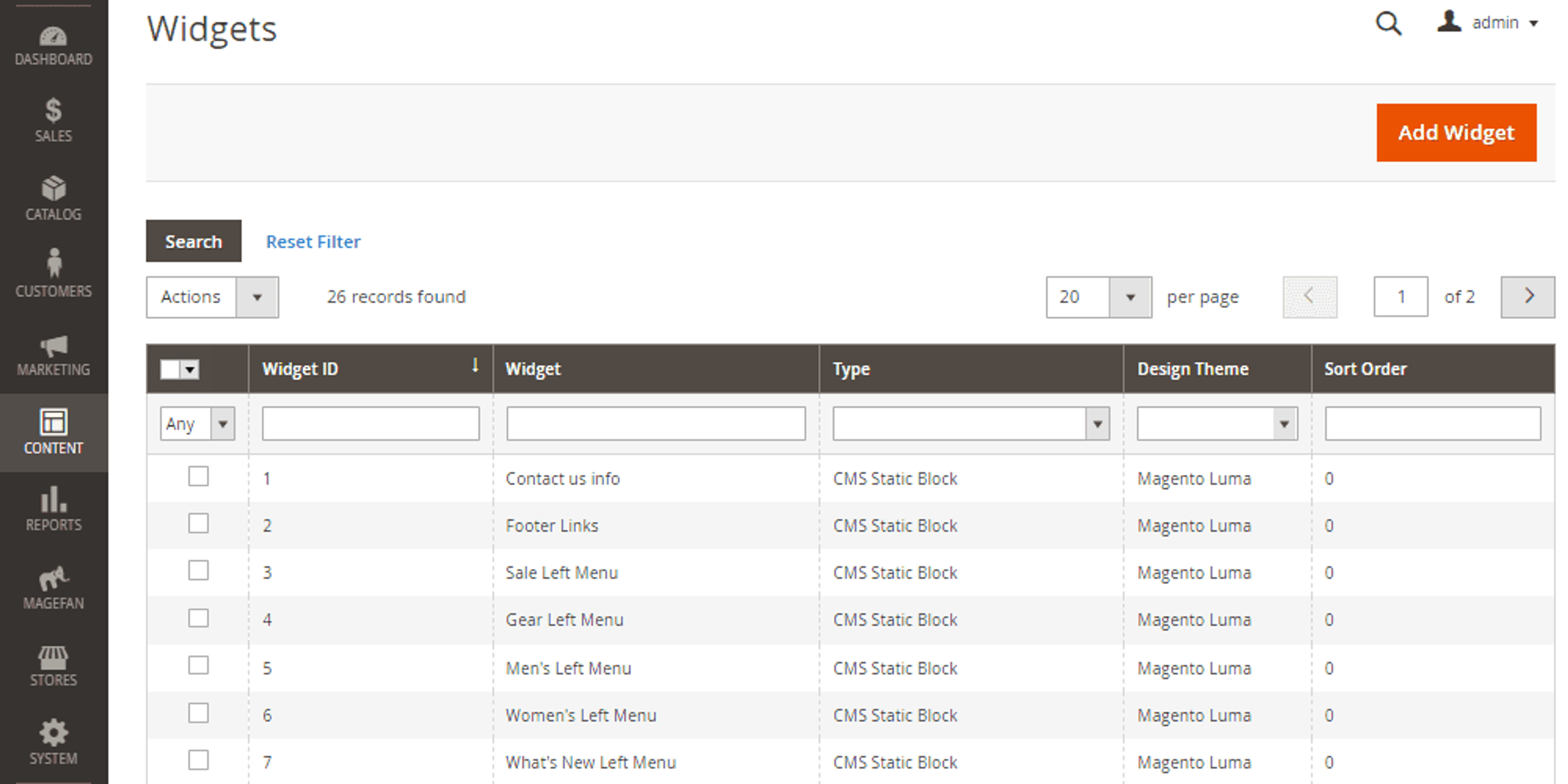 Go to the Modal widget and select a widget type you prefer to make your popup display.