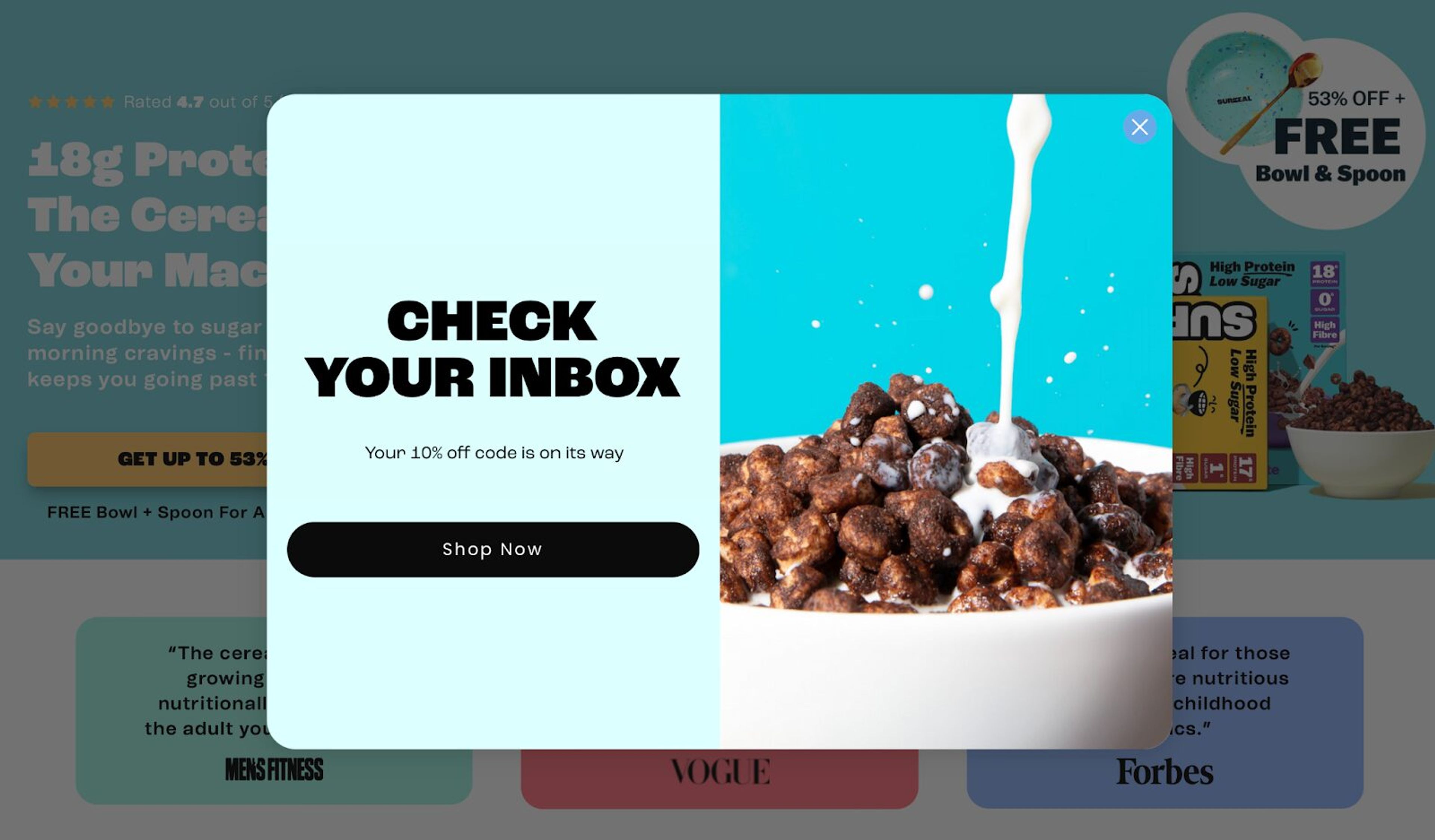 Third page of Surreal popup