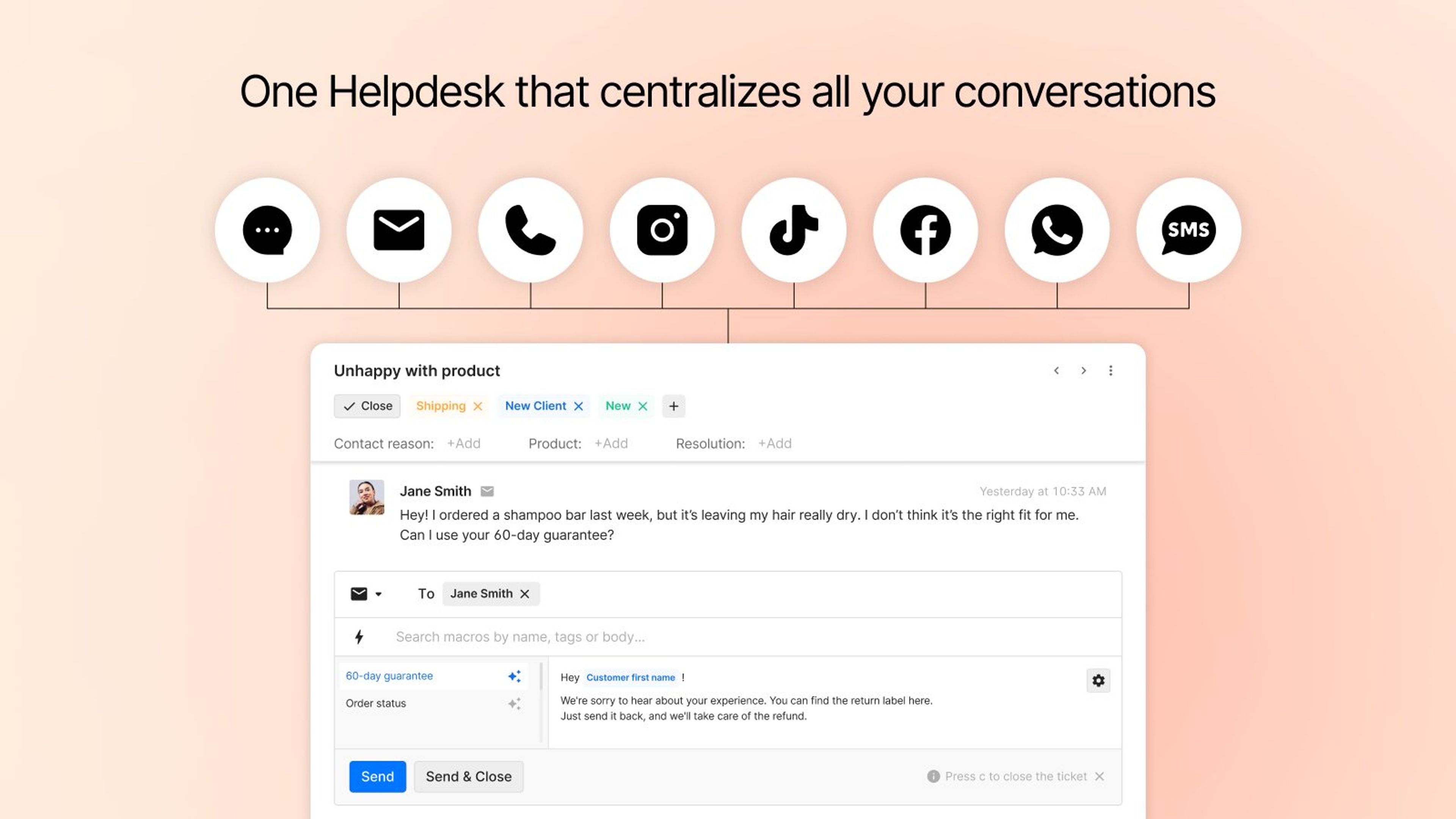Shopify store owners automate customer support with Gorgias.