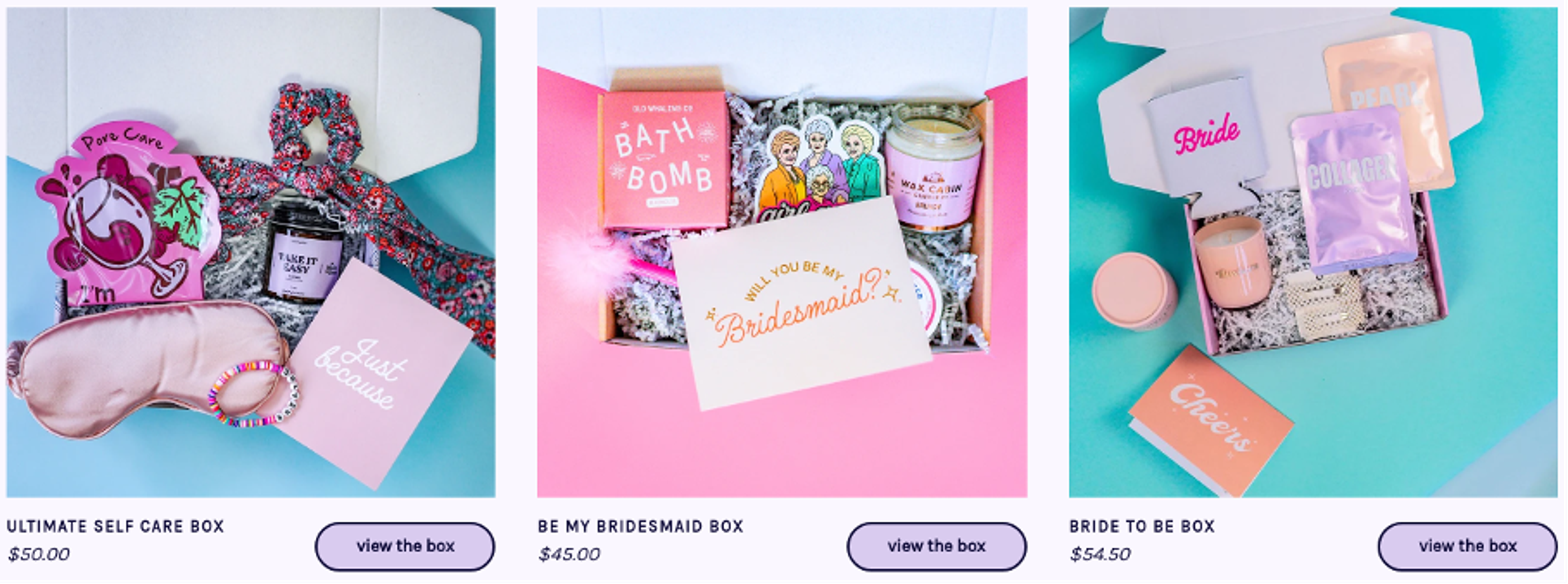 Curated Gift Boxes for sale at happybox.com