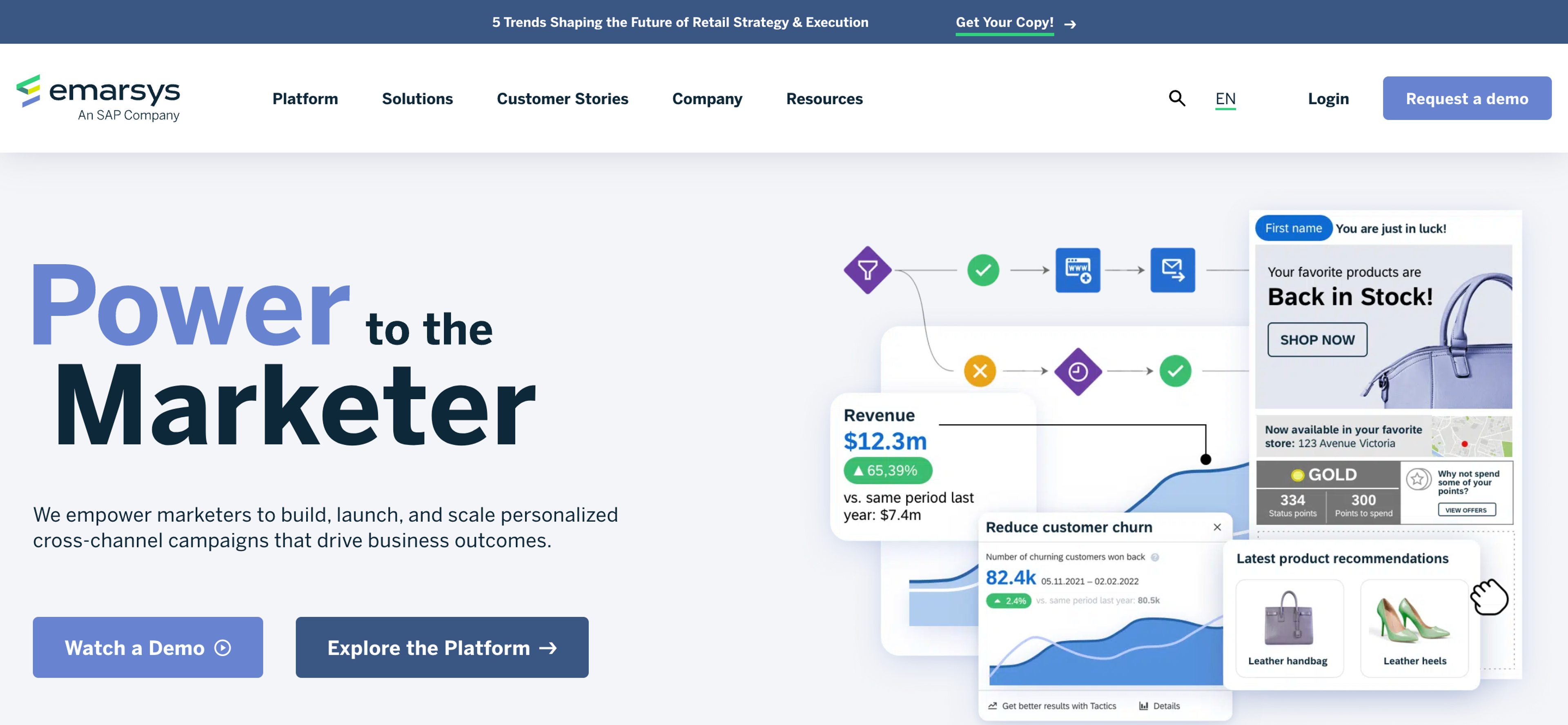 Emarsys: Intelligent customer engagement platform