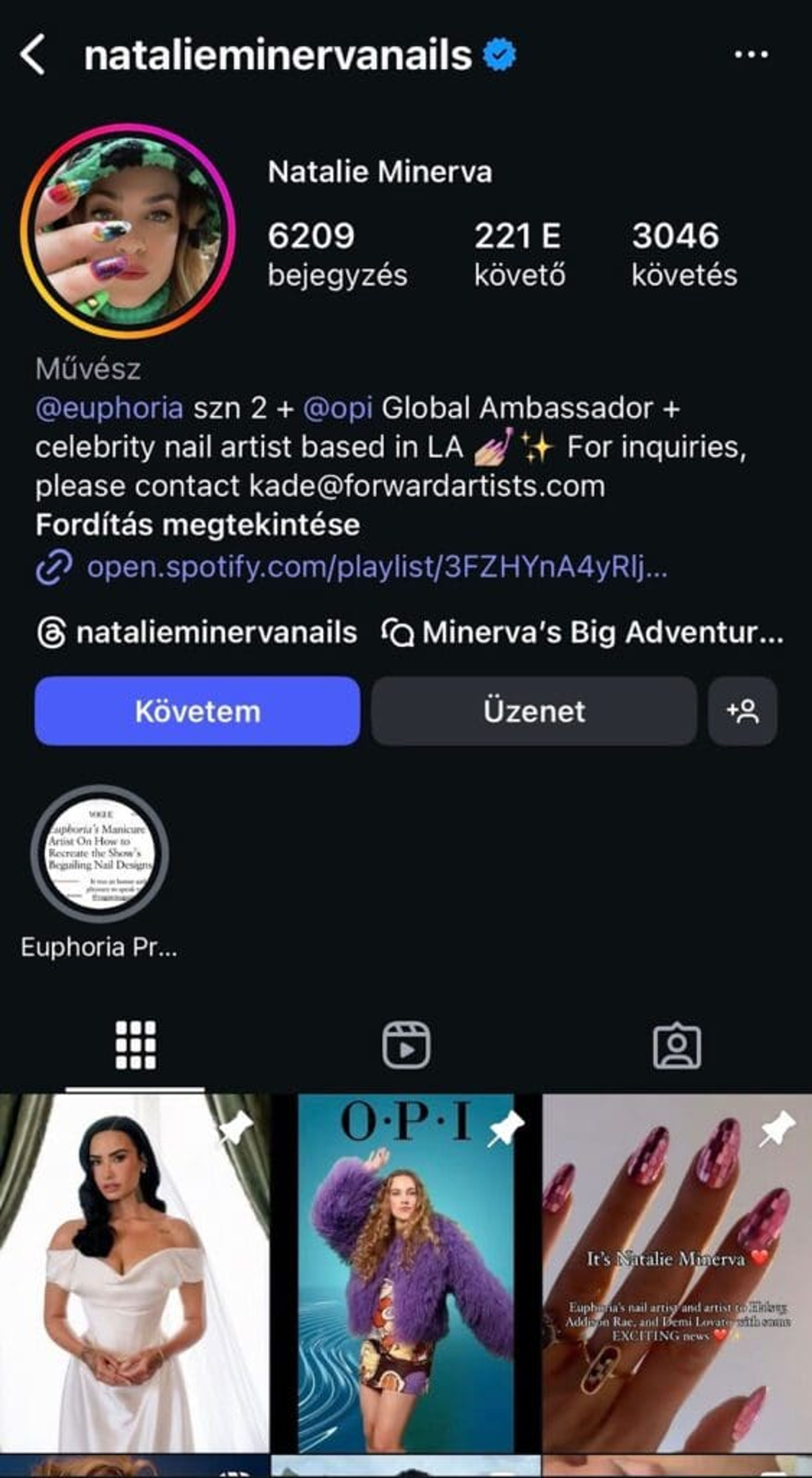 OPI marketing breakdown